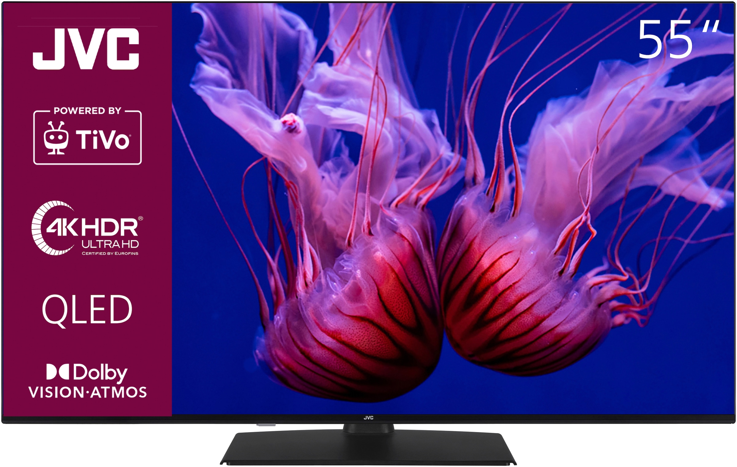 QLED-Fernseher, 139 cm/55 Zoll, 4K Ultra HD, Smart-TV