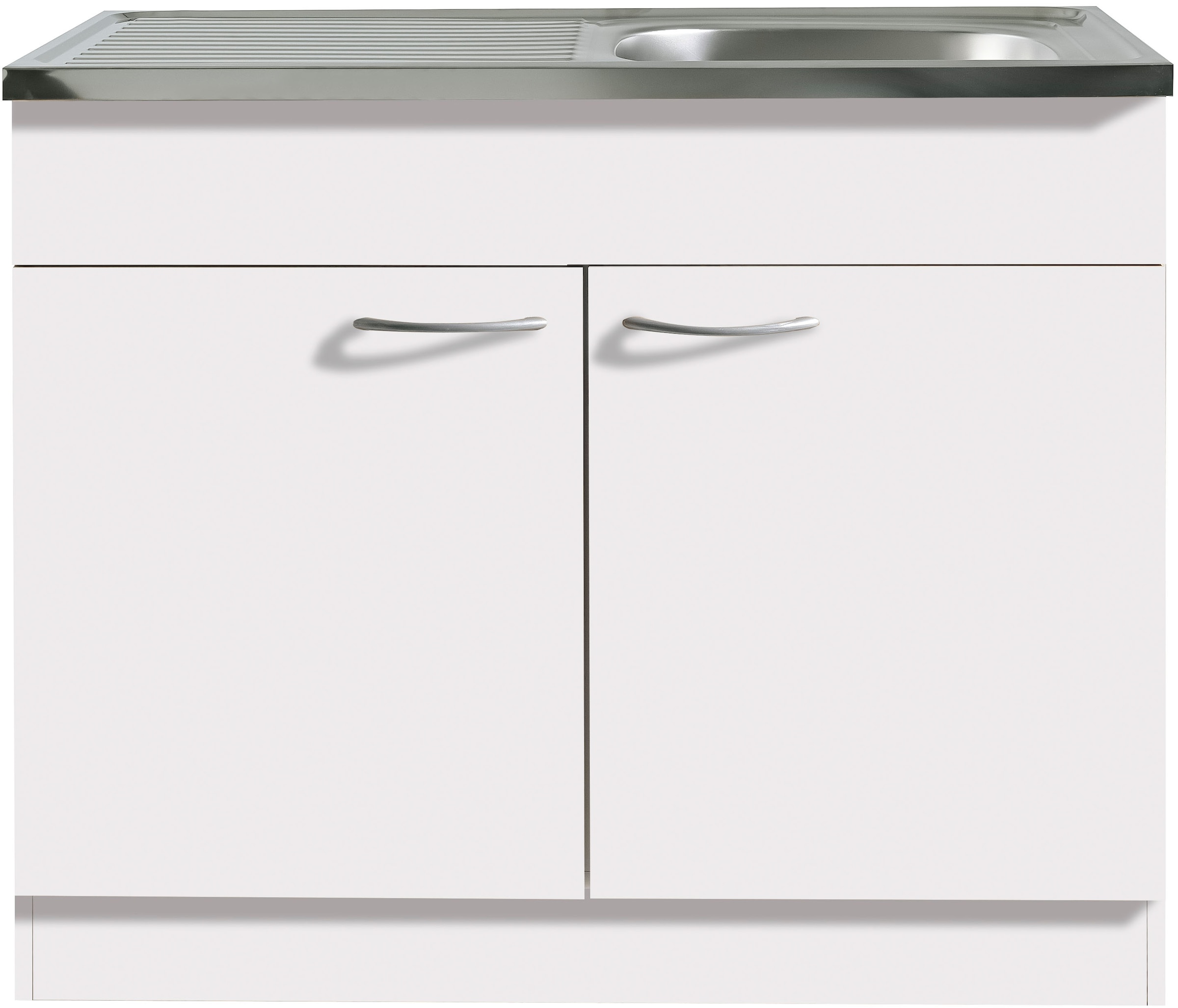 wiho Küchen Spülenschrank »Kiel« 100 cm breit, 50 cm tief, mit Auflagebecken