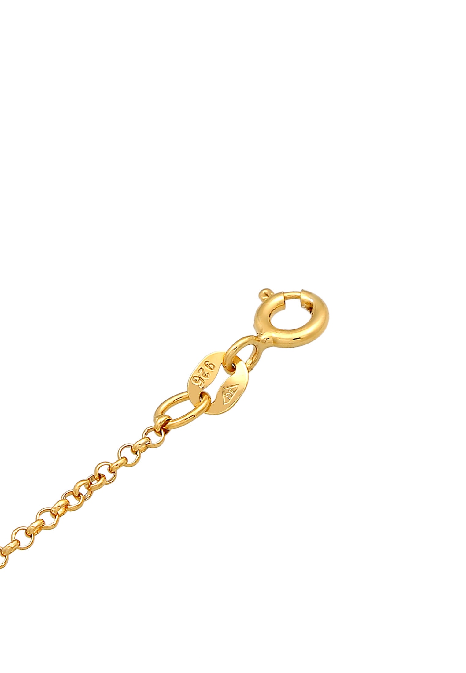 Elli Fußkette »Fußschmuck Beads Kugeln Pastell 925 Silber«