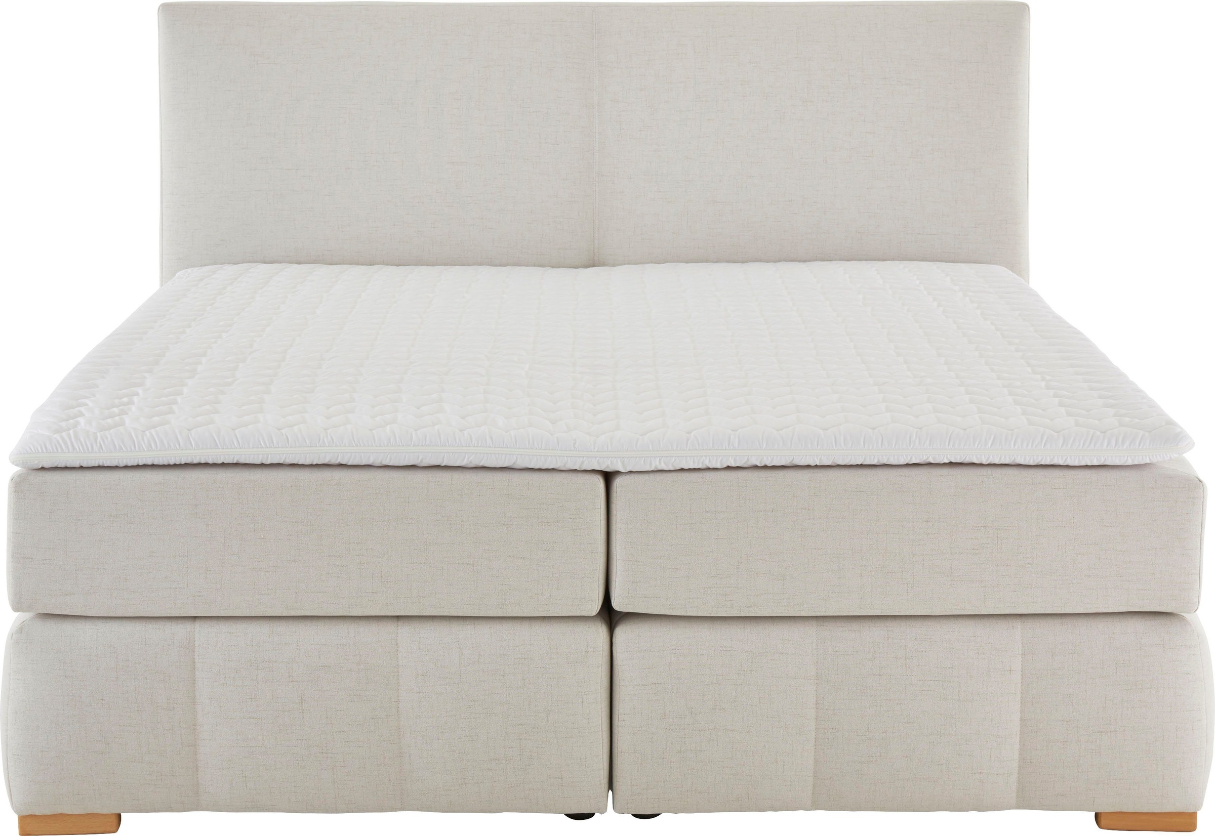 Guido Maria Kretschmer Home&Living Boxspringbett »Wehma«, inkl. Topper in 3 verschiedenen Matratzen, auch in Samtstoff