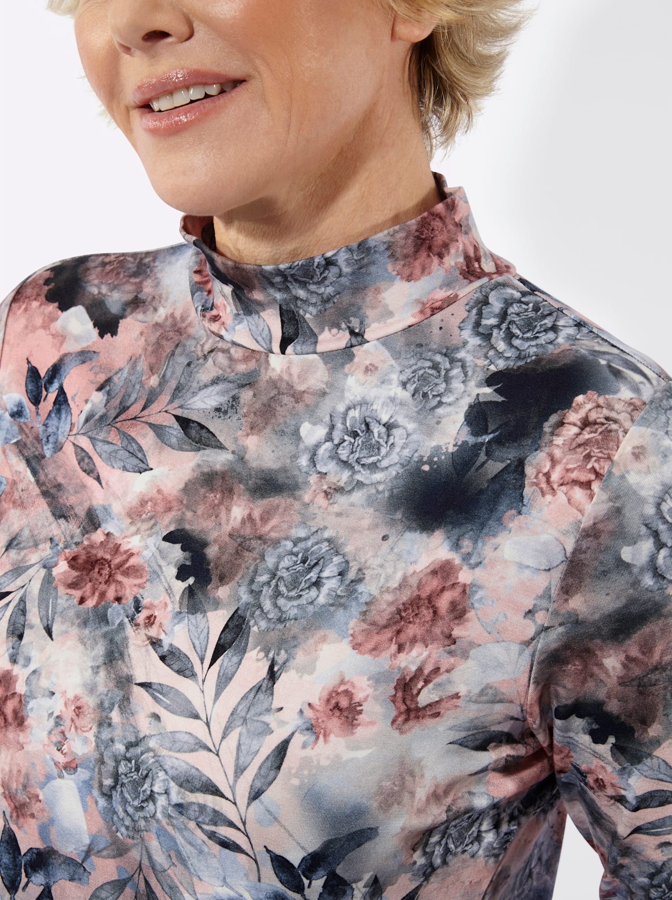 Classic Langarmshirt »Stehkragen-Shirt« 1