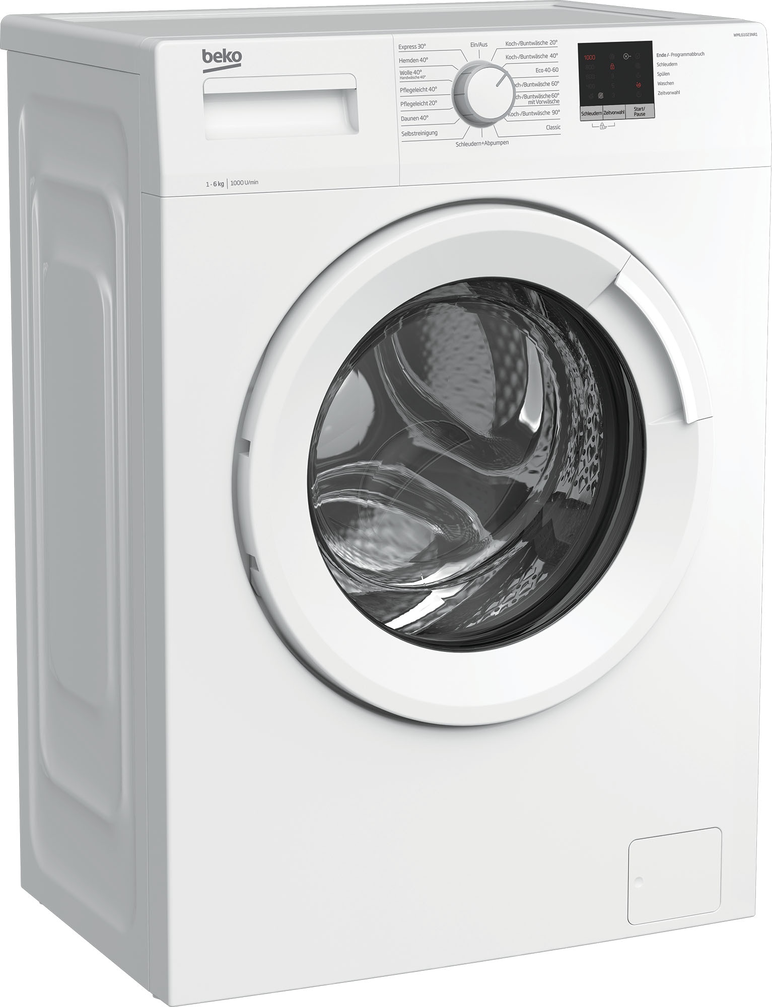 U/min XXL 1000 »WML61023NR1«, mit WML61023NR1, 3 BEKO kg, Jahren Waschmaschine Garantie 6