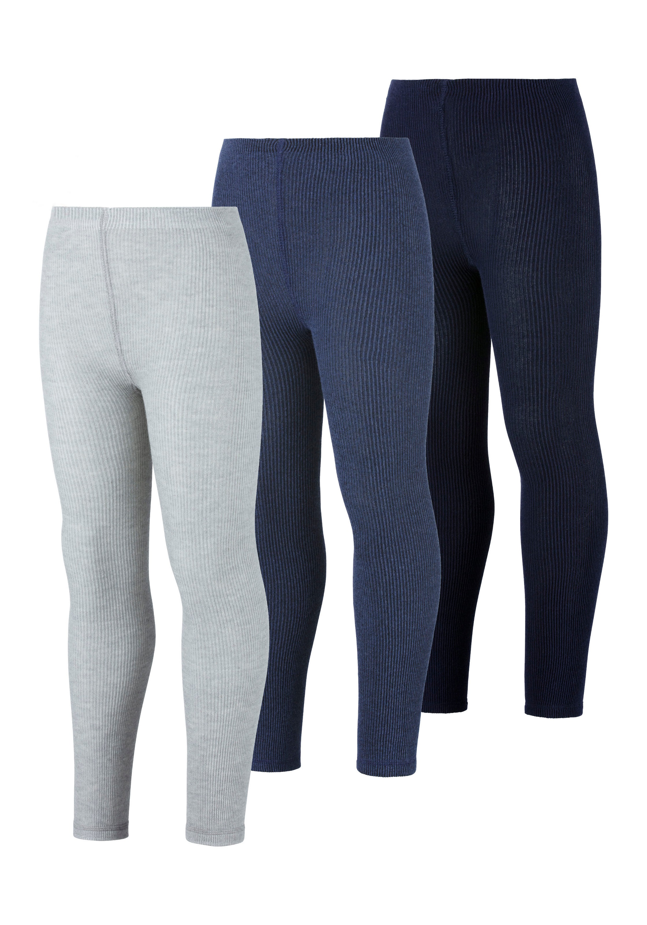 H.I.S Strickstrumpfleggings Packung, 3 Stk. tlg. in feiner Rippqualität