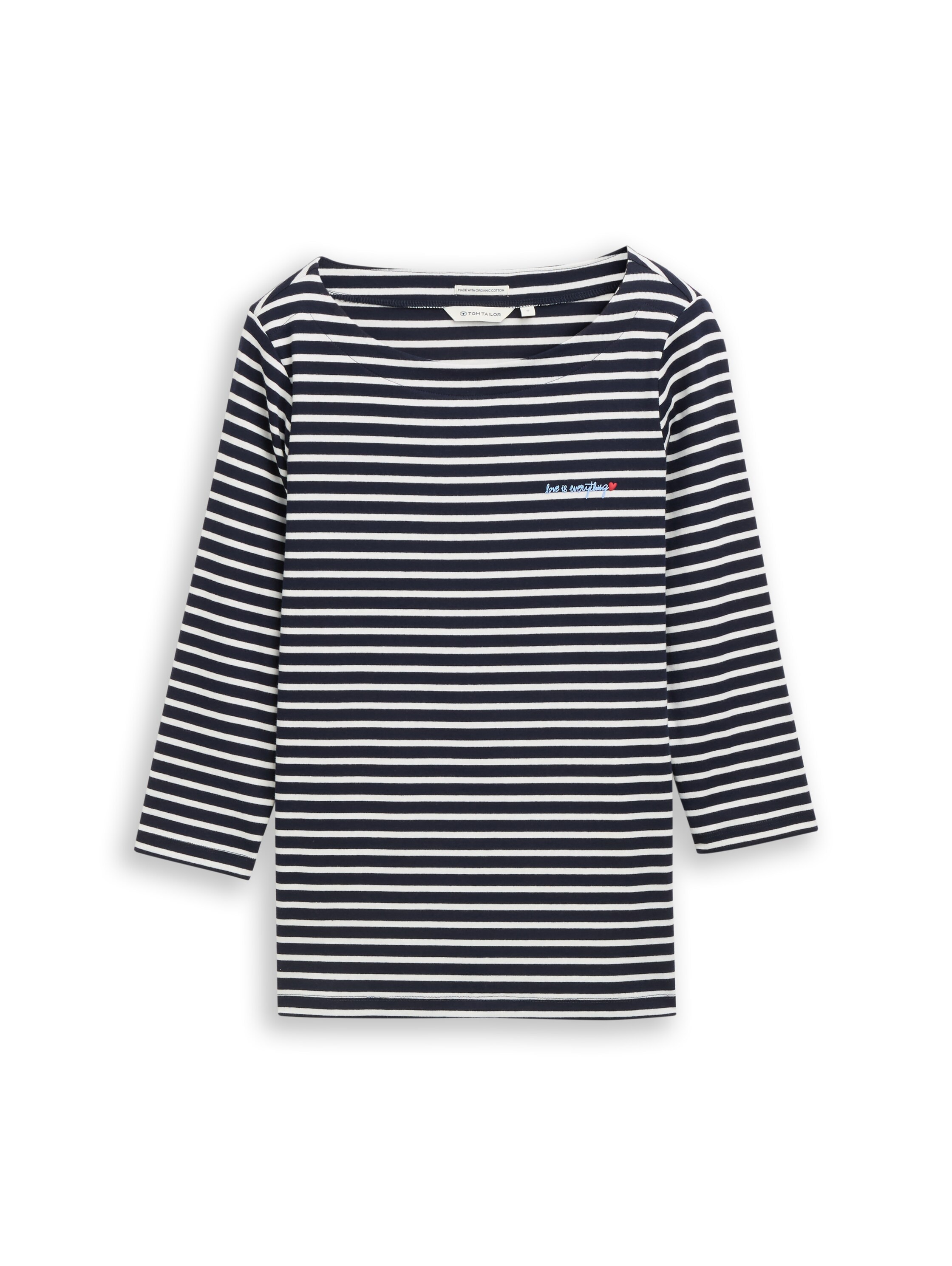 TOM TAILOR 3/4-Arm-Shirt im Streifen-Design
