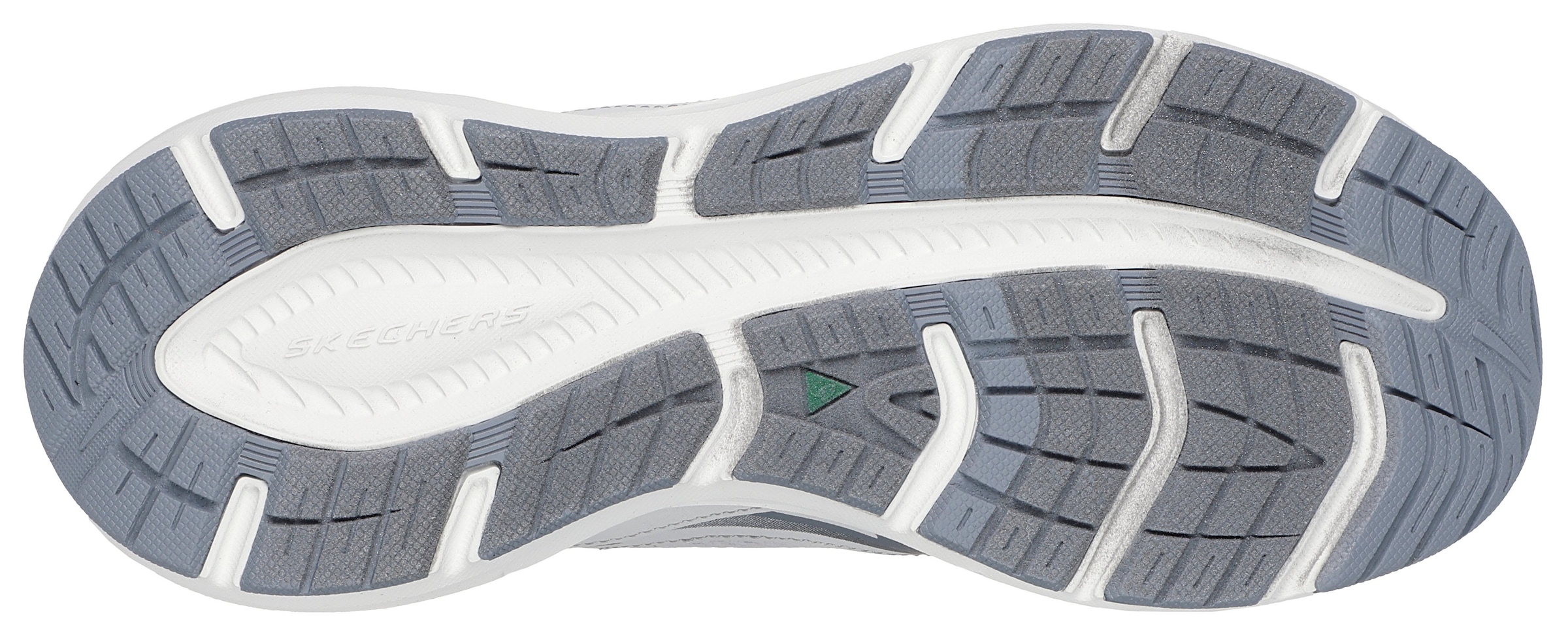 Skechers Sneaker »EDGERIDE-SILVER ECLIPSE«, Retro Sneaker, Schnürschuh mit Metallic-Besätzen