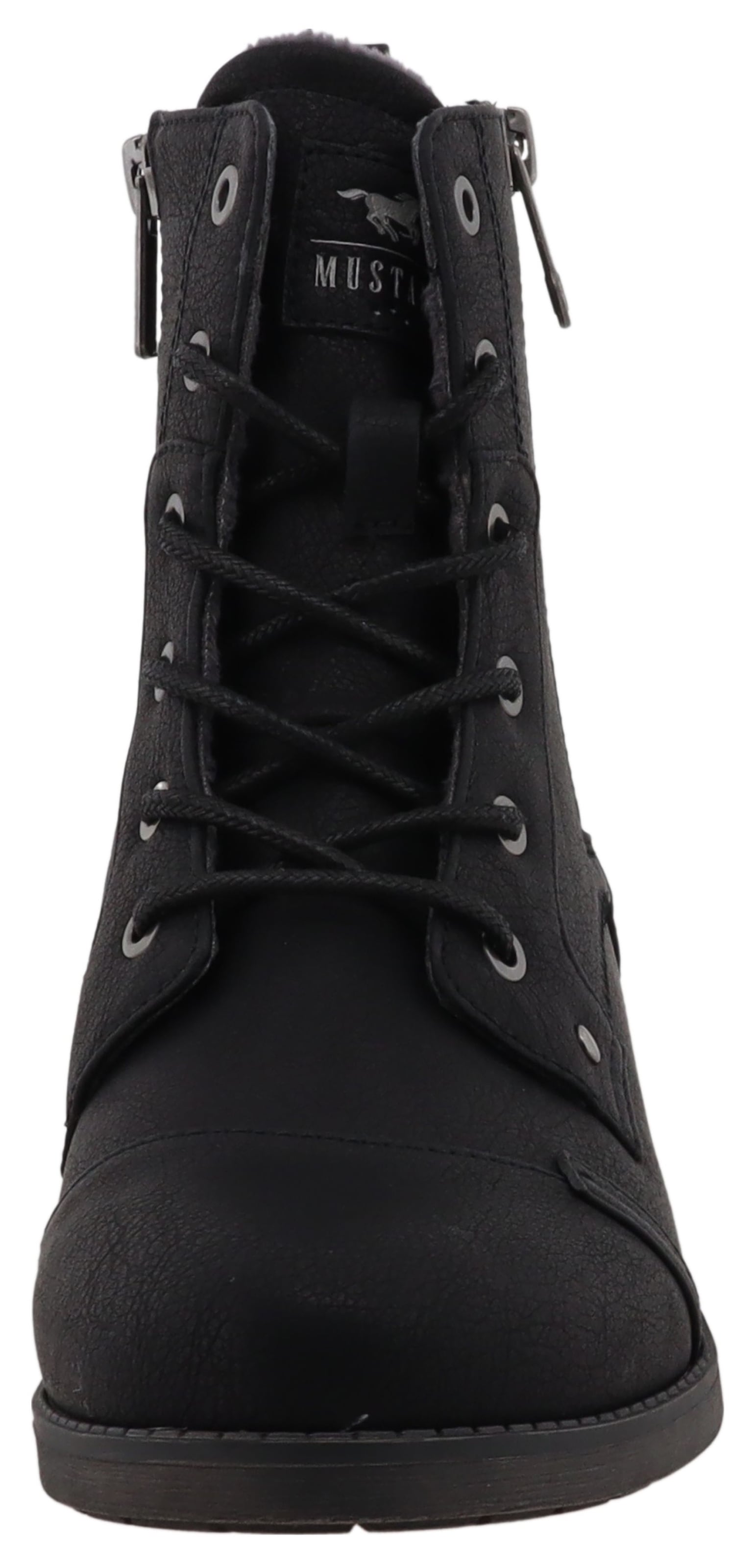 Mustang Shoes Winterstiefelette »Fabienne«  Schnürstiefelette mit Blockabsatz