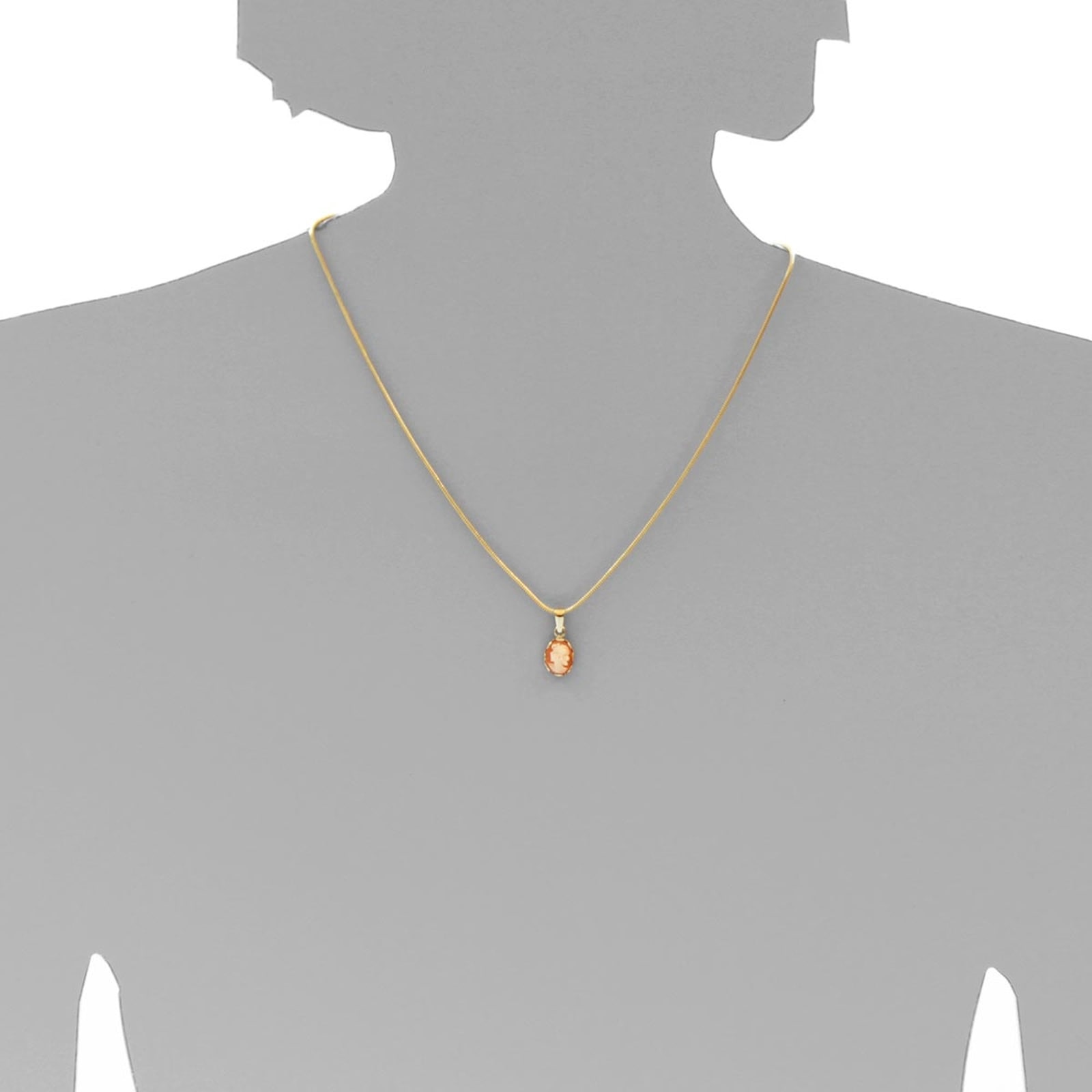 OSTSEE-SCHMUCK Kettenanhänger »- Käthe - Gold 333/000 - Gemme«