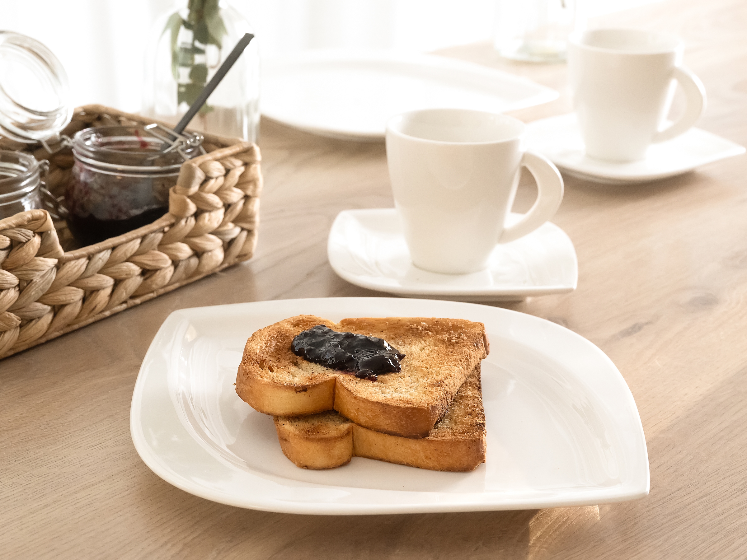 CreaTable Kaffeeservice »Melbourne«, (Set, 18 tlg.), extravagante Form