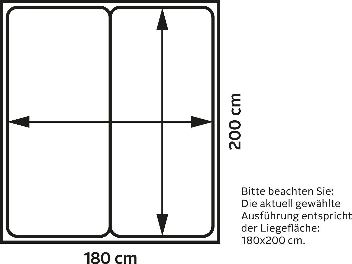 Schlaraffia Boxspringbett »Saga«, mit GELTEX® inklusive Topper, in Schwebeoptik, Kopfteilhöhe 133 cm