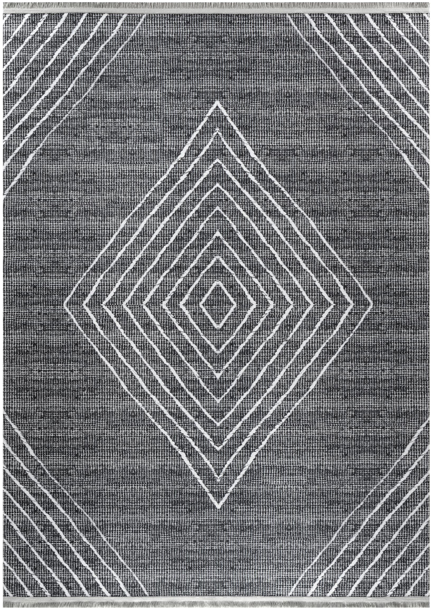 Sehrazat Teppich »EFE 1010«, rechteckig, 5 mm Höhe, Wohnzimmer, Flachwebteppich, Scandi Style