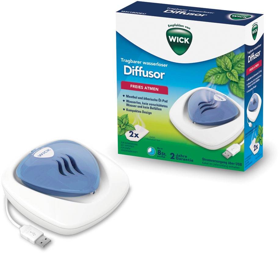 WICK Diffuser »WH1800EU«, wasserloser tragbarer Aroma Diffusor