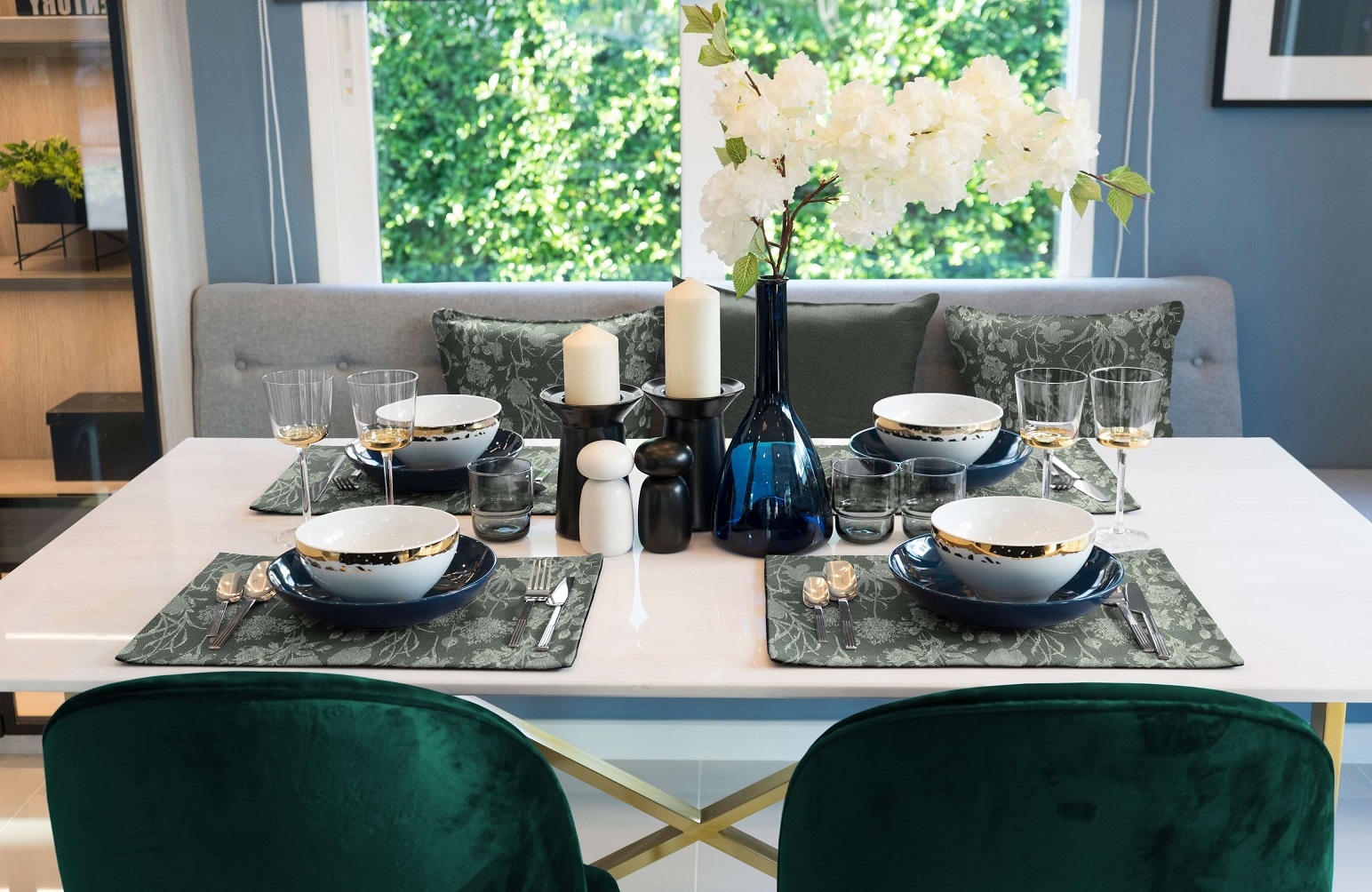 Adam Dekokissen »Flower Cuveé« mit Blumenmuster, Wendekissenhülle ohne Füllung, 1 Stück