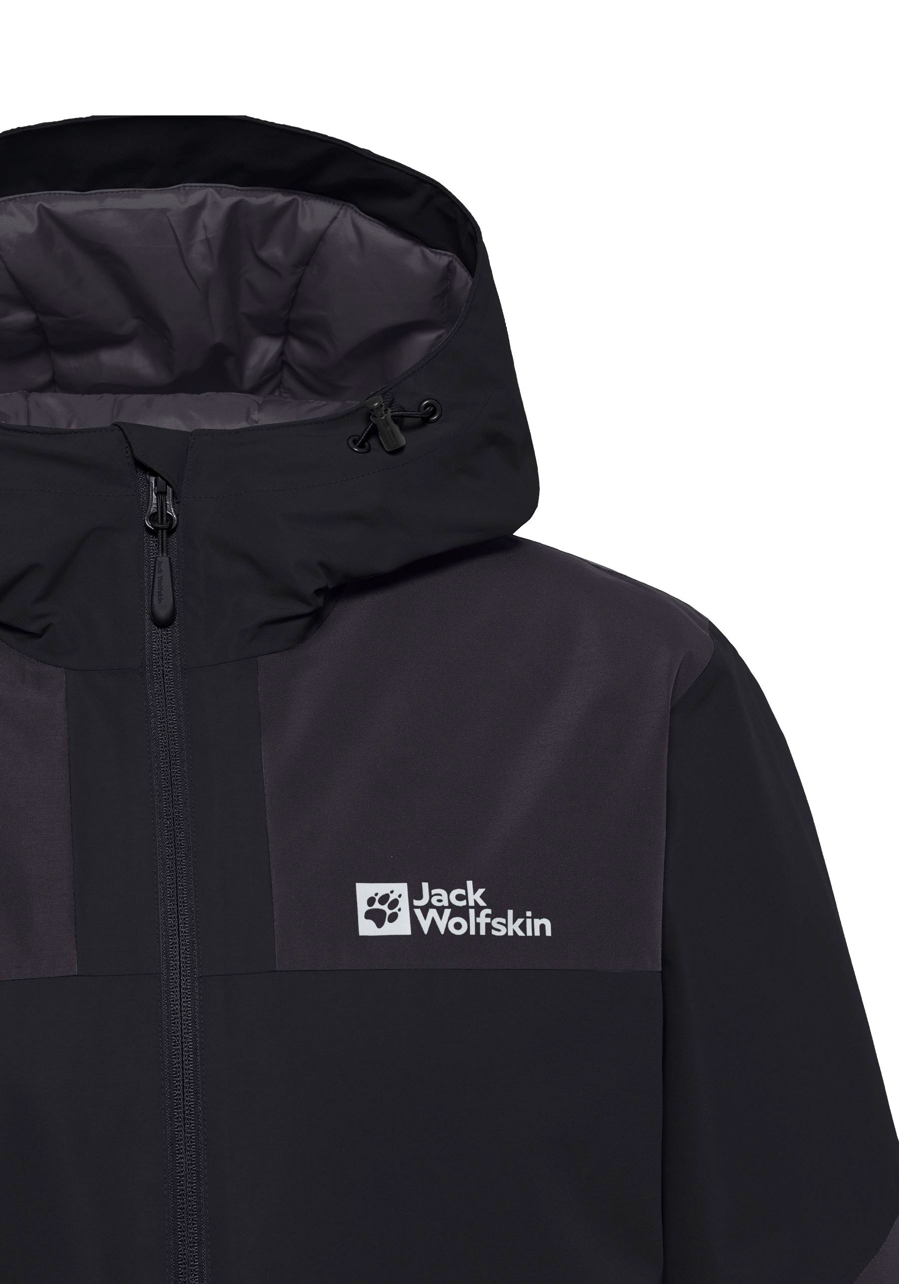 Jack Wolfskin Funktionsjacke »JASPER«, mit Kapuze, Wärmend, winddicht, Übergangsjacke