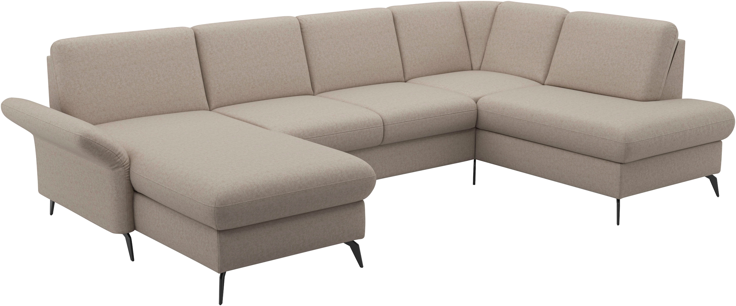 Home affaire Wohnlandschaft »Rochelle«, optional: Armteilverstellung, klappbar, Bettkasen