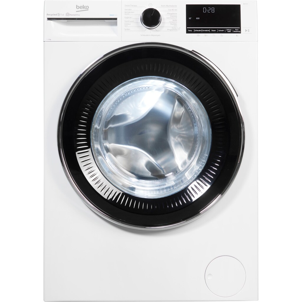 BEKO Waschmaschine »B3WFT59415W«, B3WFT59415W, 9 kg, 1400 U/min