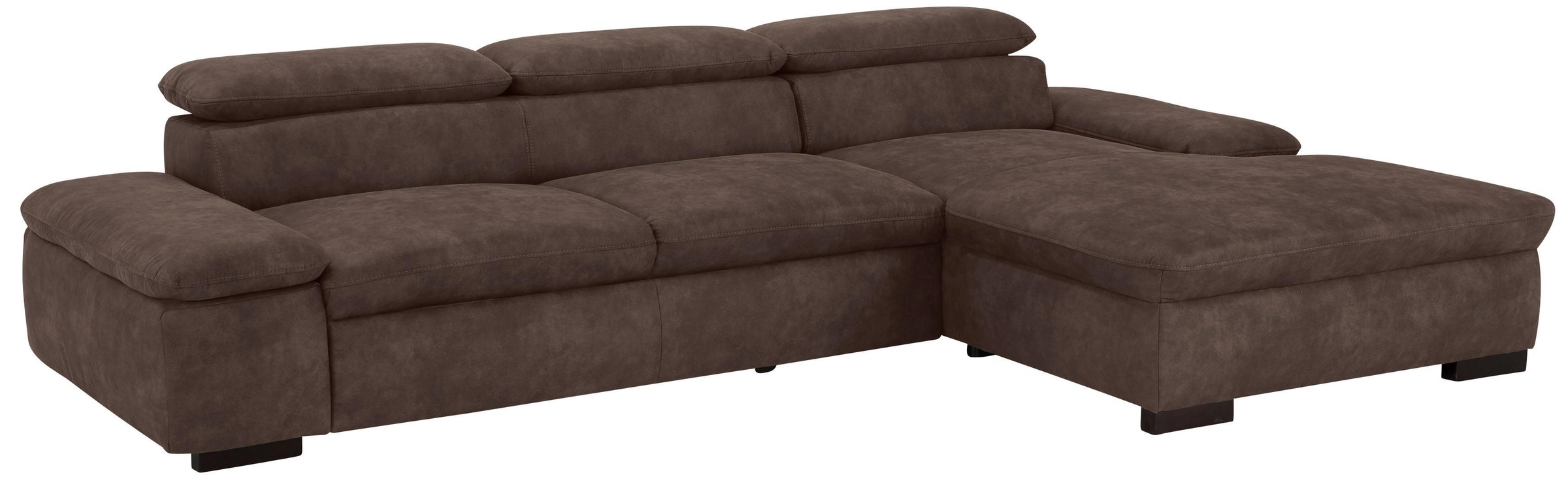 Home affaire Ecksofa »Alberto L-Form«, mit Kopfteilverstellung, wahlweise mit Bettfunktion