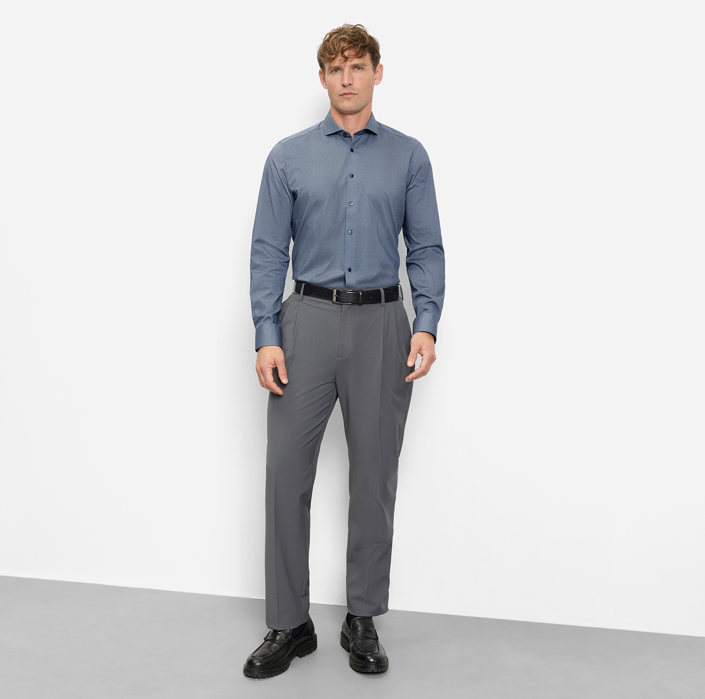 OLYMP Langarmhemd »Level Five« Businesshemd, body fit, Haifischkragen