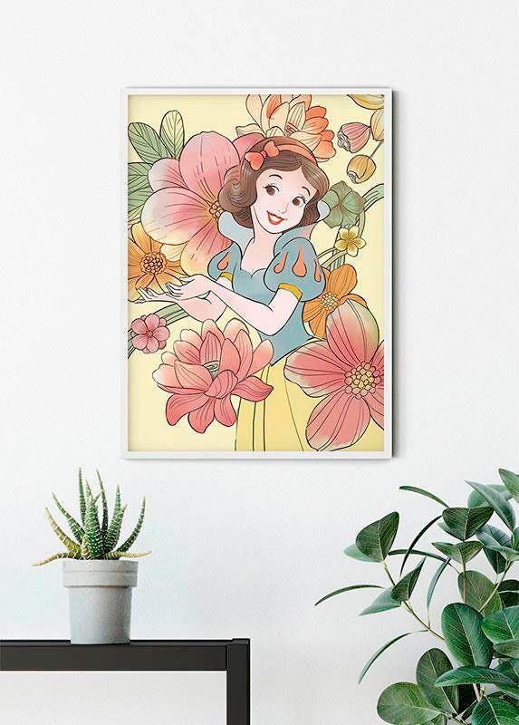 Komar Poster »Snow White Flowers«, Disney, Kinderzimmer, Schlafzimmer,  Wohnzimmer online kaufen | mit 3 Jahren XXL Garantie