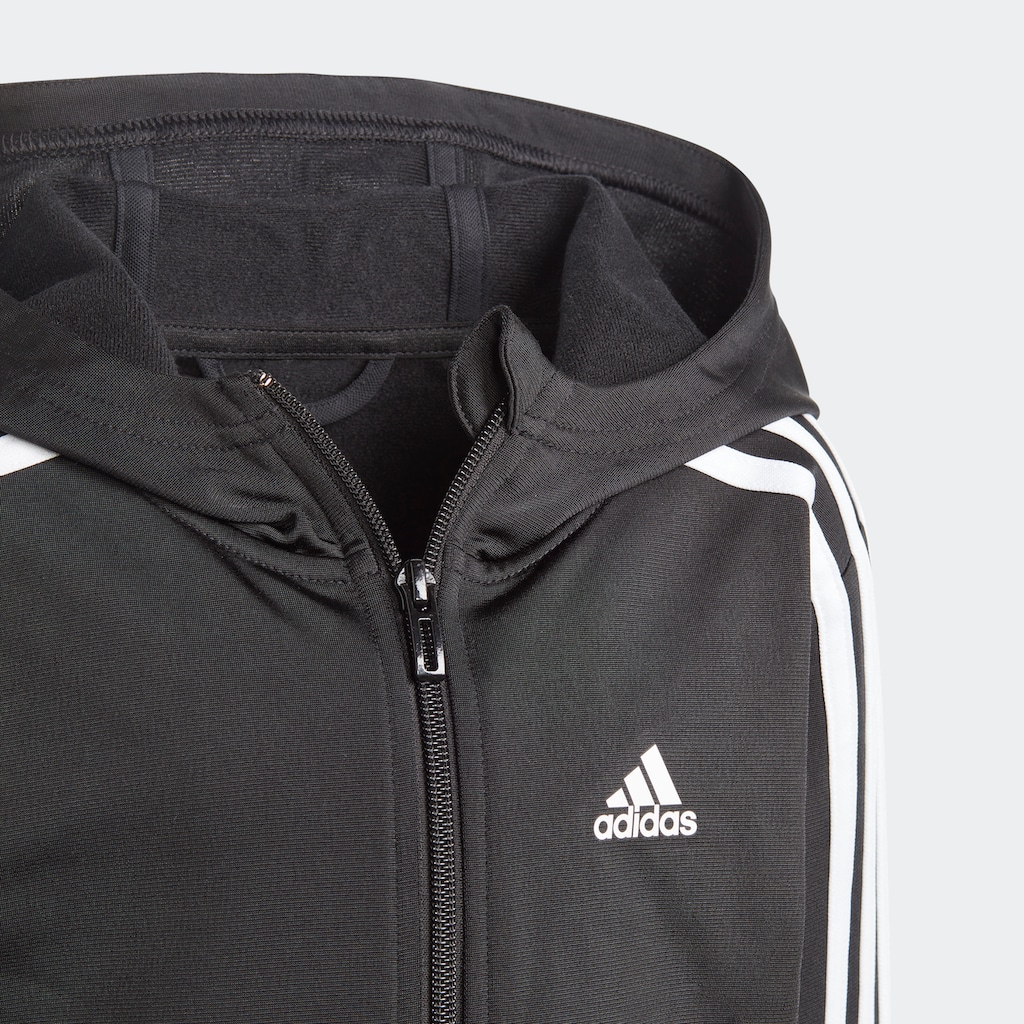 adidas Sportswear Trainingsanzug »ESSENTIALS 3-STREIFEN SHINY«, (2 tlg.)