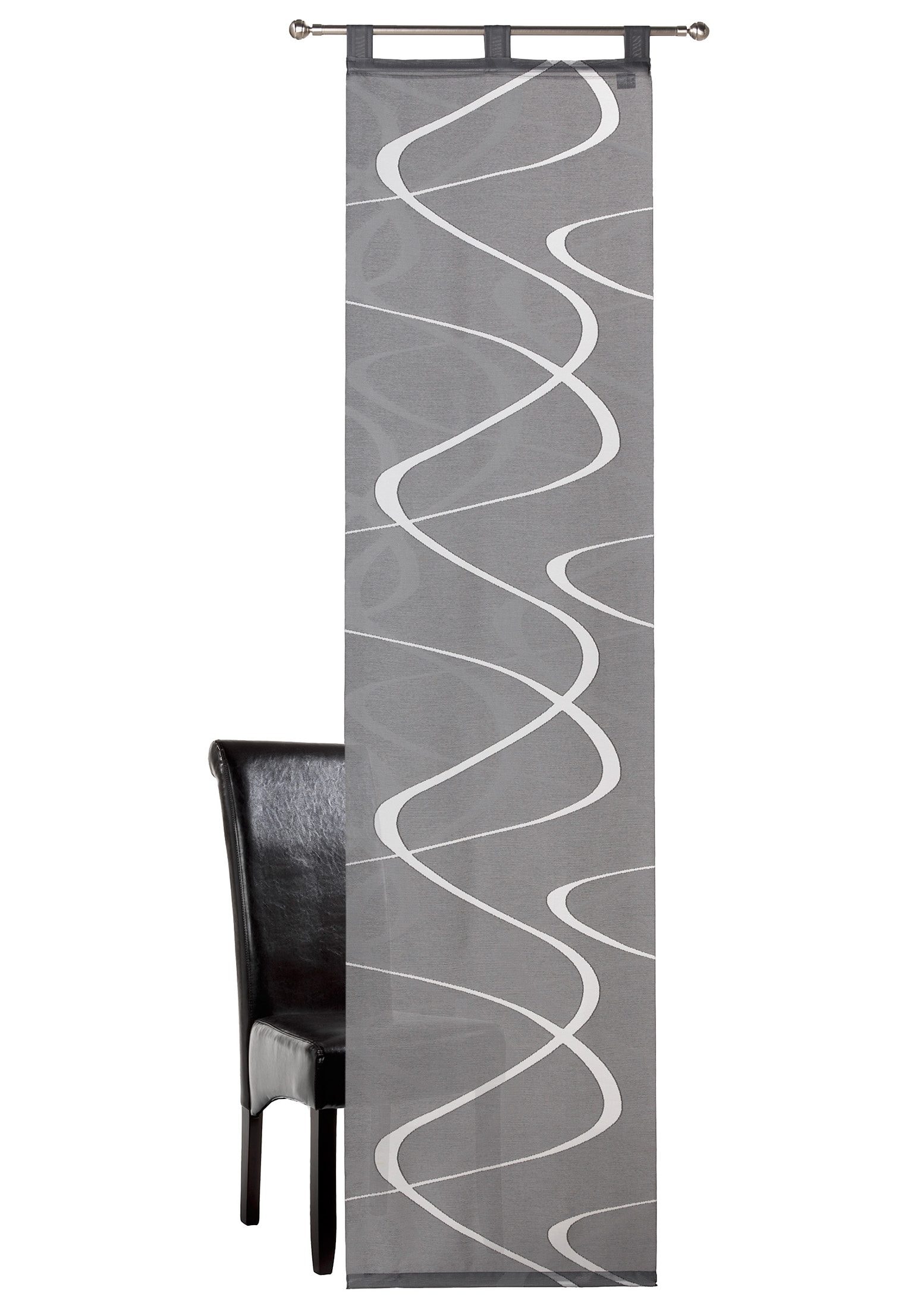 Neutex for you! Schiebegardine »Pelotas« Schlaufen 1 Stk. tlg. inkl. Beschwerunsstange, Halbtransparent, Schlaufen-Aufhängung, modern