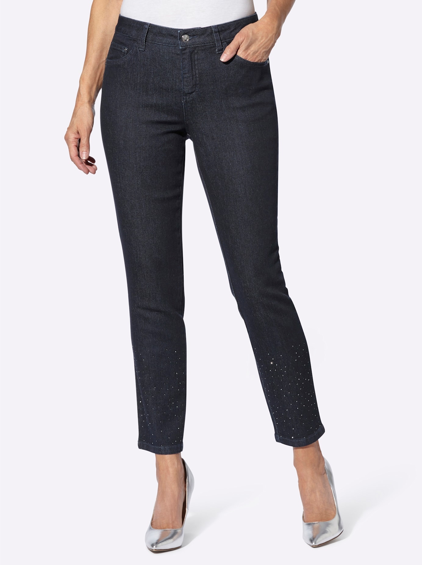 Lady 5-Pocket-Jeans, (1 tlg.)