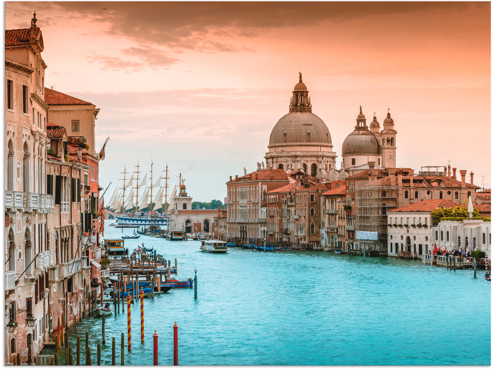 Artland Wandbild »Venedig Canal Grande I«, Italien, (1 St.), als Alubild, Outdoorbild, Leinwandbild, Poster, Wandaufkleber