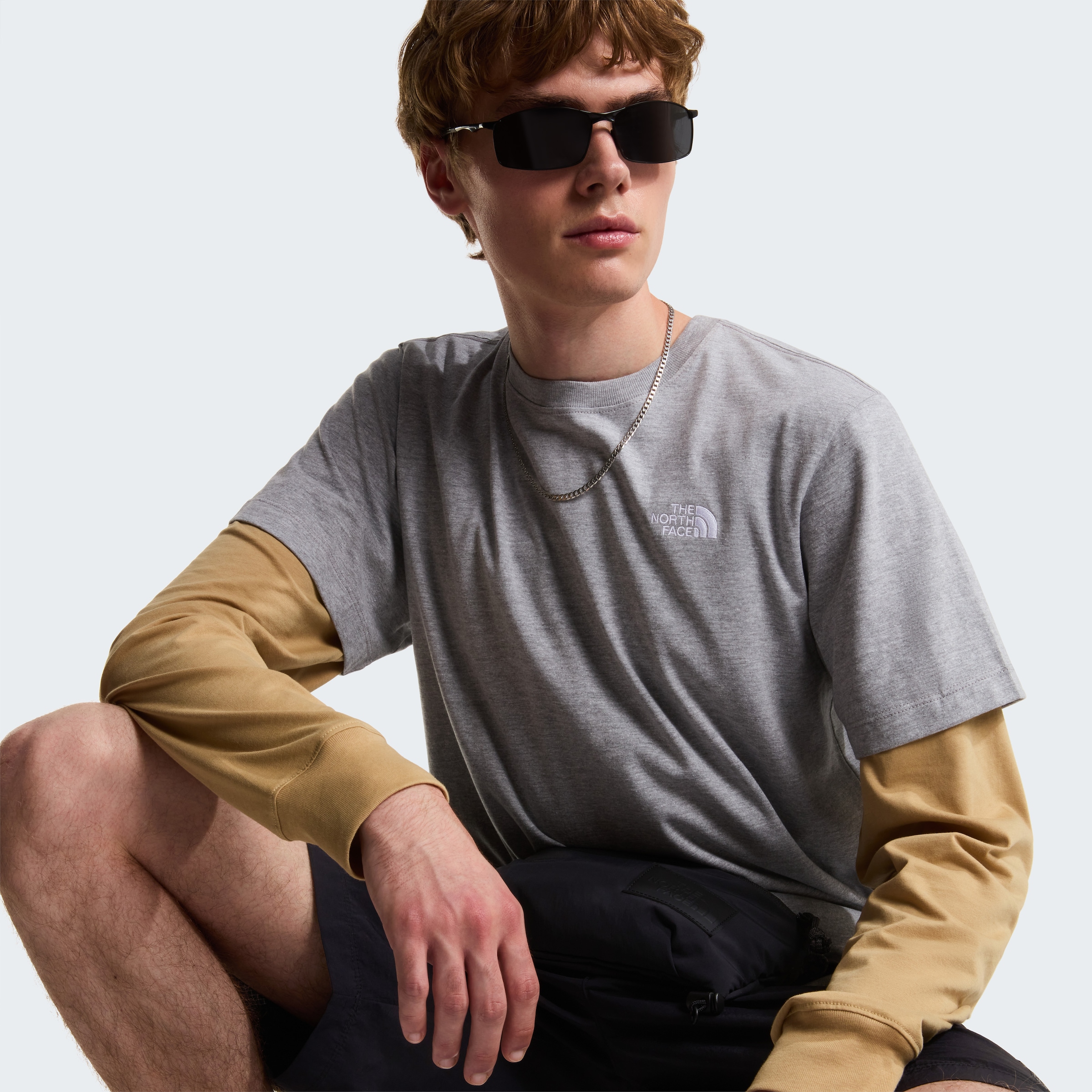The North Face T-Shirt »M EVOLUTION SIMPLE DOME REGULAR SHORT SL« normale Passform, Kurzarm, für den Alltag, aus Baumwolle