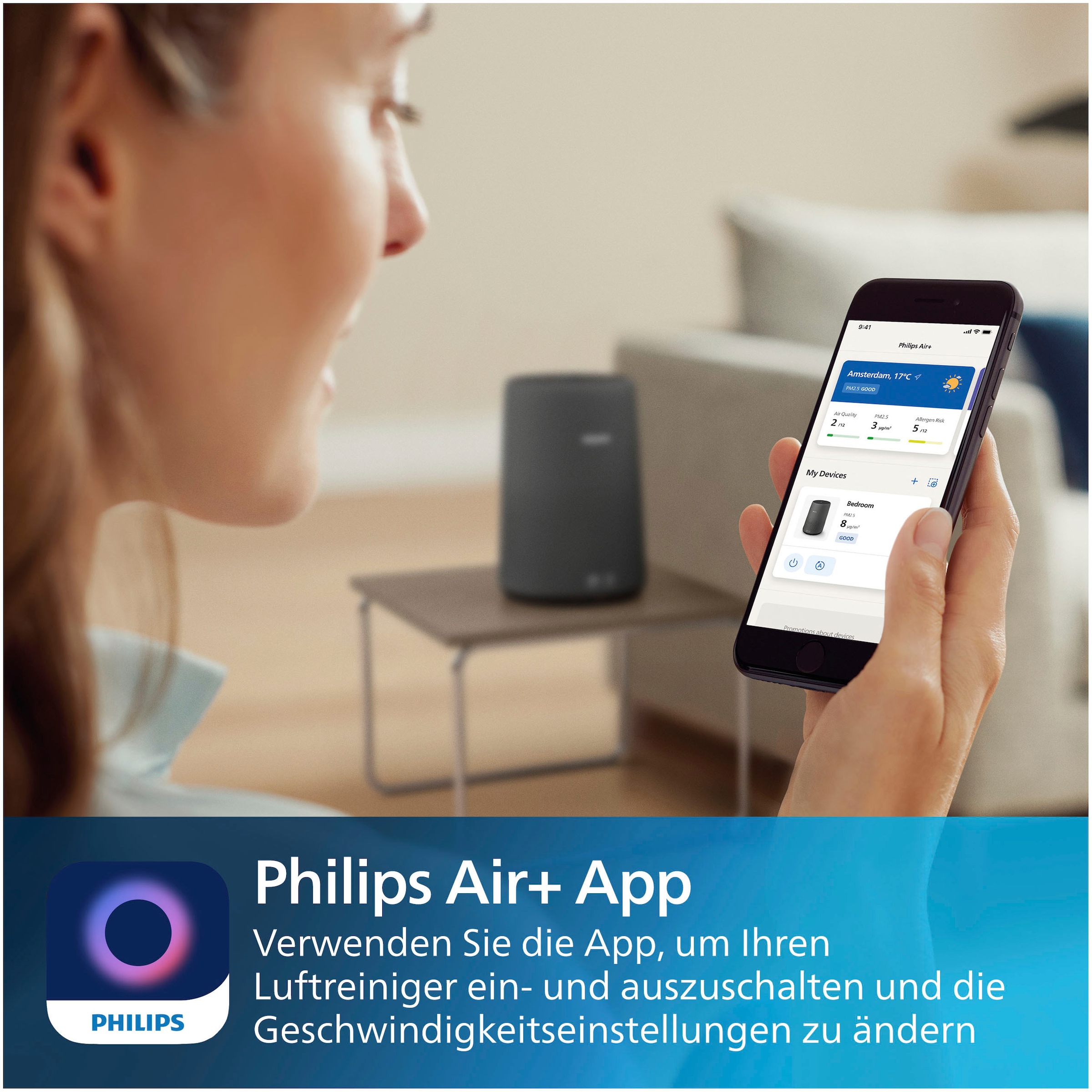 Filter für Luftreiniger Philips