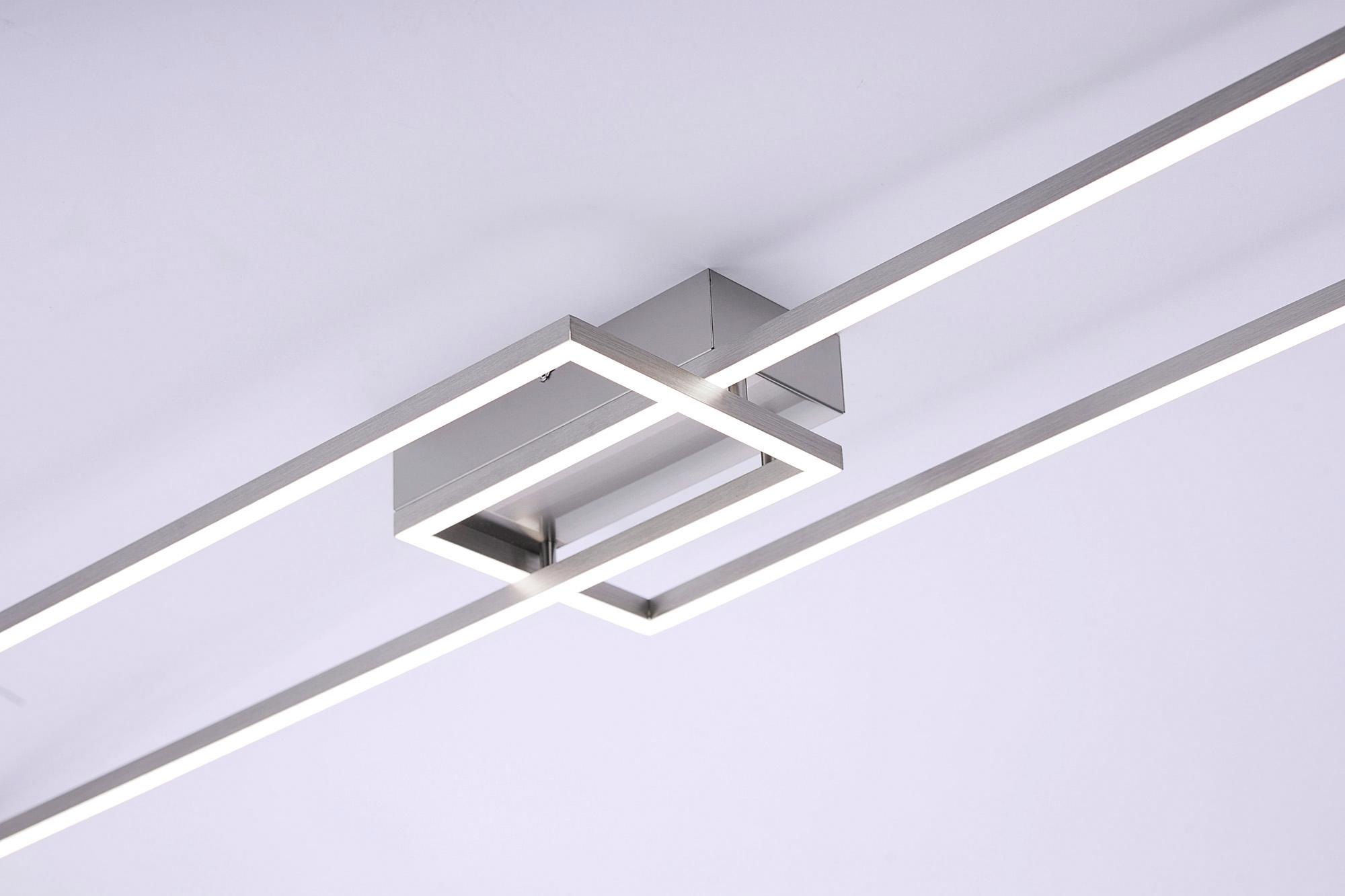 JUST LIGHT Deckenleuchte »IVEN«, 2 flammig, Leuchtmittel LED-Board | LED fest integriert, CCT-Farbtemperaturregelung, Dimmbar über Funkfernbed., Memoryfunktion