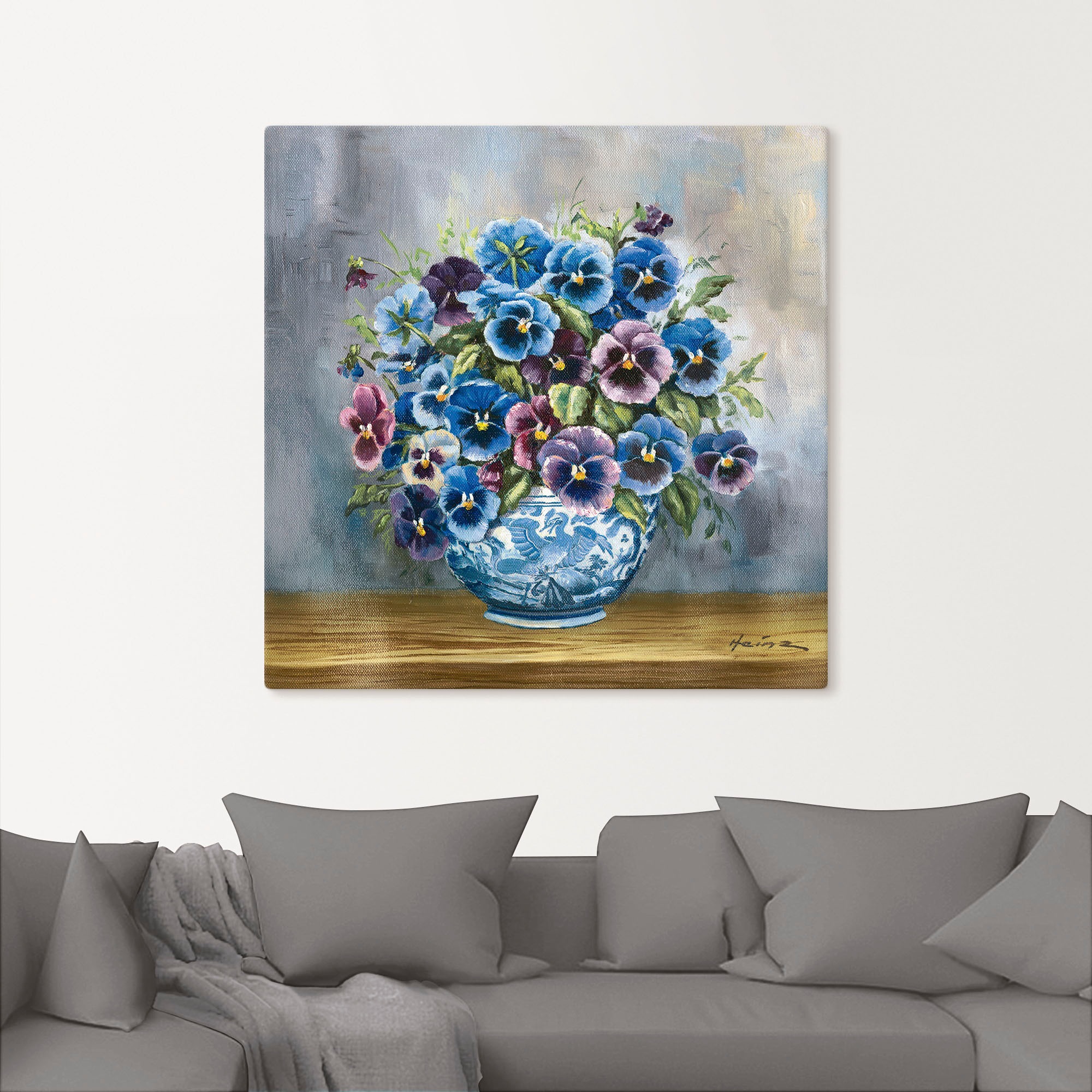 Artland Wandbild »Stiefmütterchen« Blumenbilder 1 Stk. tlg. als Alubild, Leinwandbild in verschied. Größen