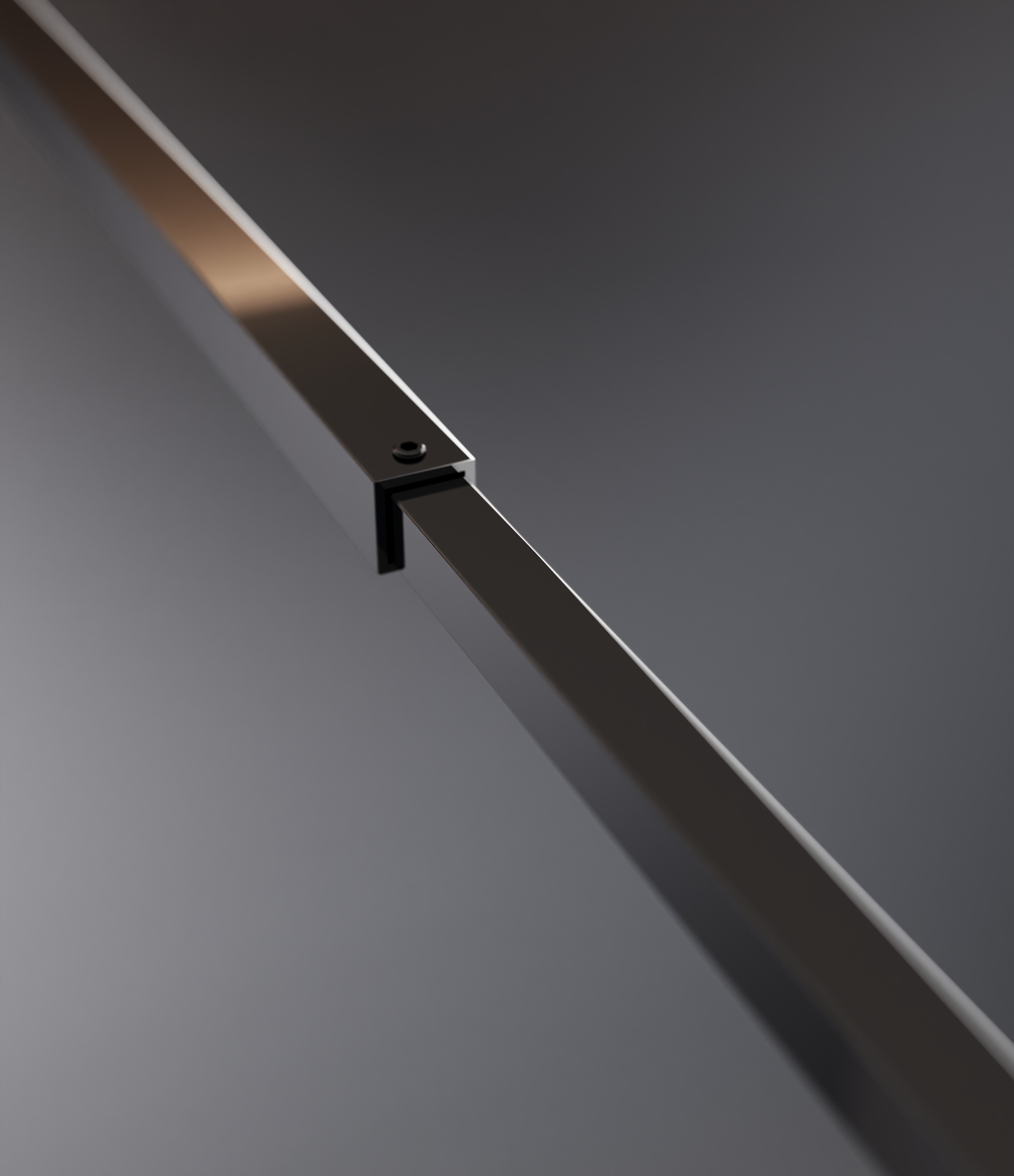 welltime Walk-in-Dusche »Nassau Single« 8mm Starke Scheibe mit Streifendekor