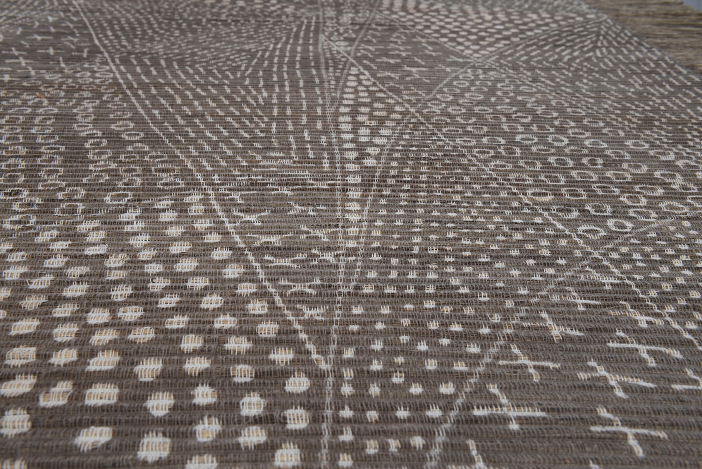 DIE HAUSKUNST Teppich »Chiya Tiama 2« rechteckig 4 mm Höhe Flachgewebe, handgewebt, mit Fransen