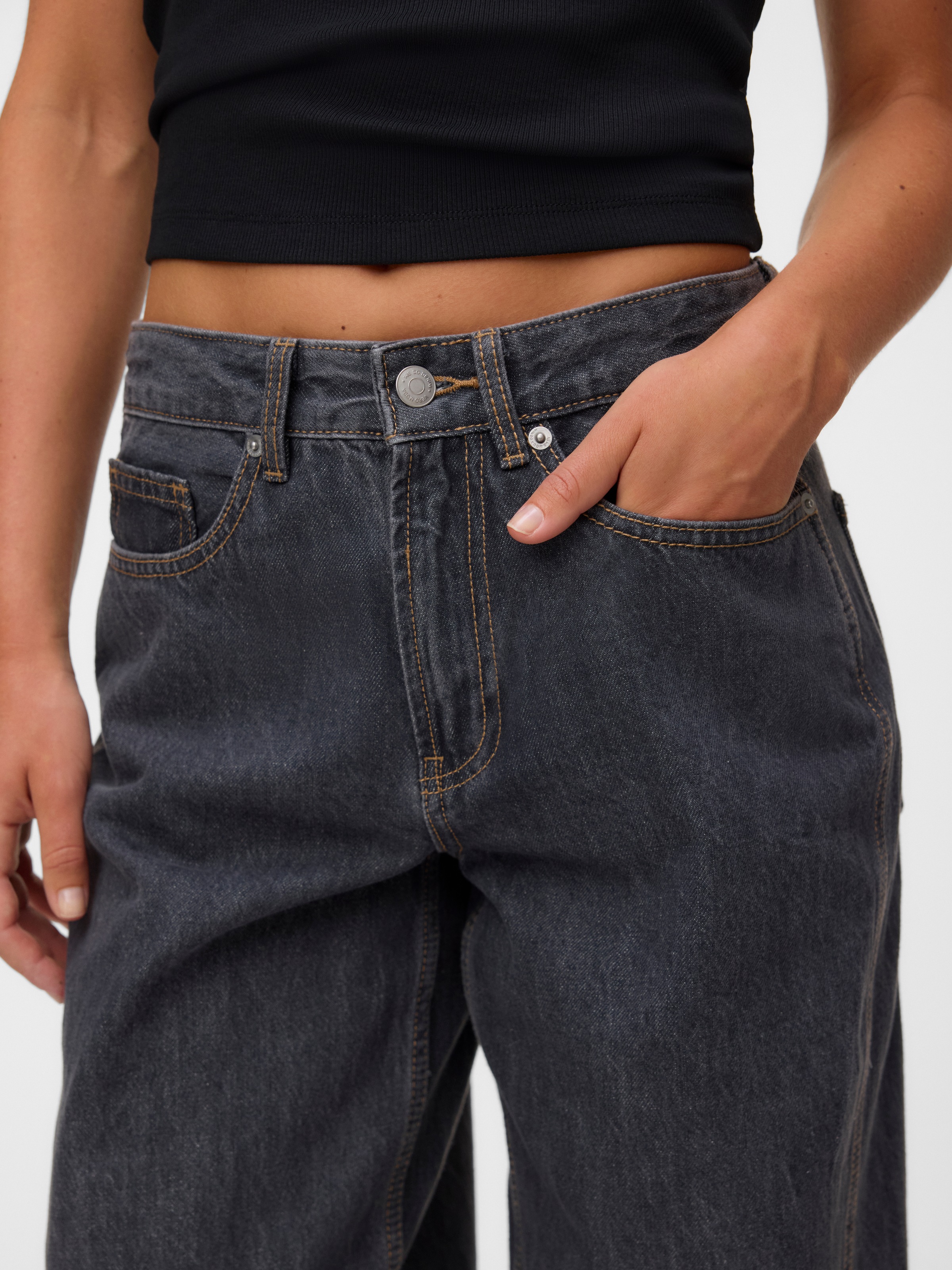 Vero Moda Weite Jeans »VMZOE MR BARREL DNM JEANS LI223 NOOS« Baumwolle, mid waist, loose fit