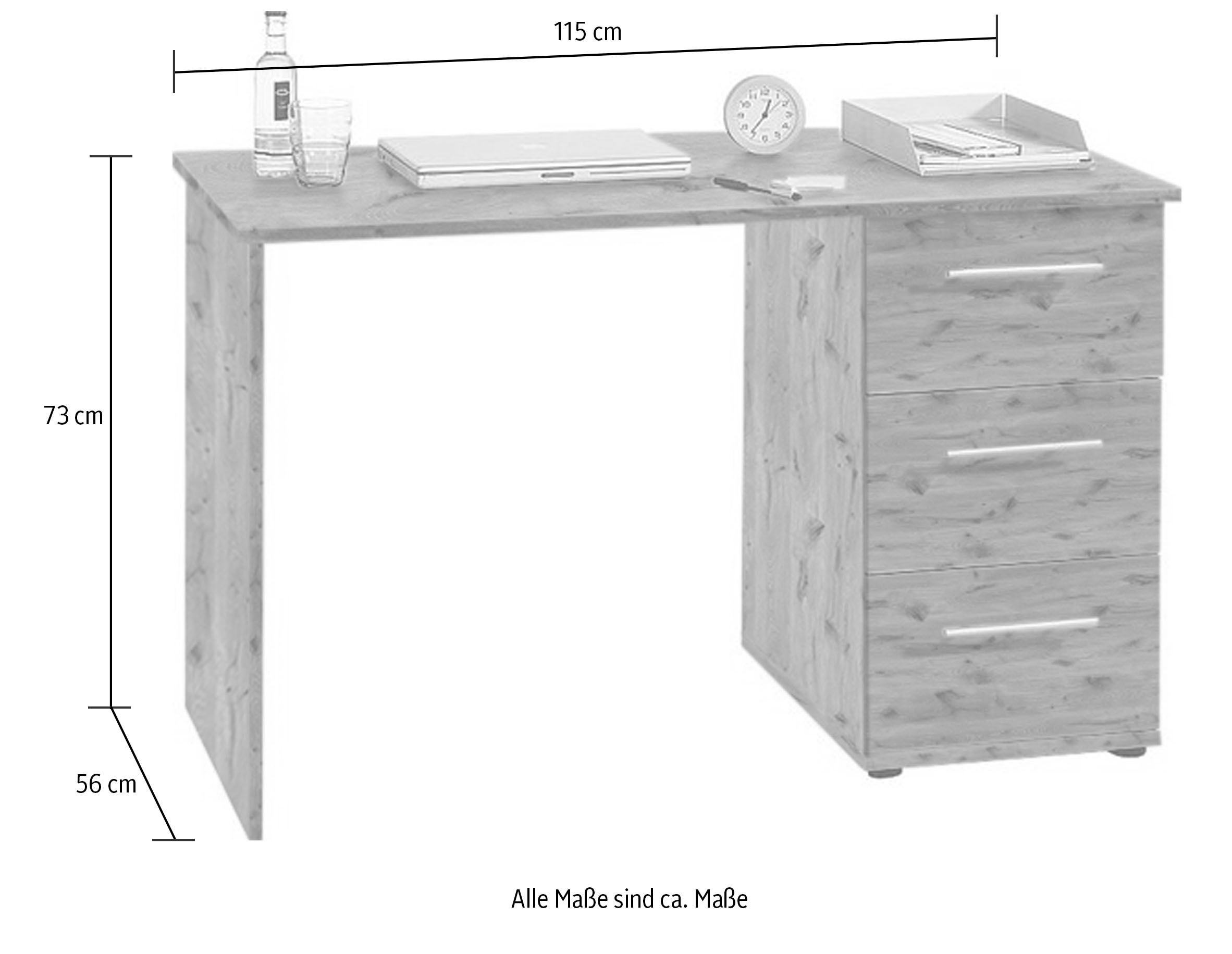 Möbelfabrik Raten auf Schreibtisch kaufen »Tobi«, in Germany VOGL Made