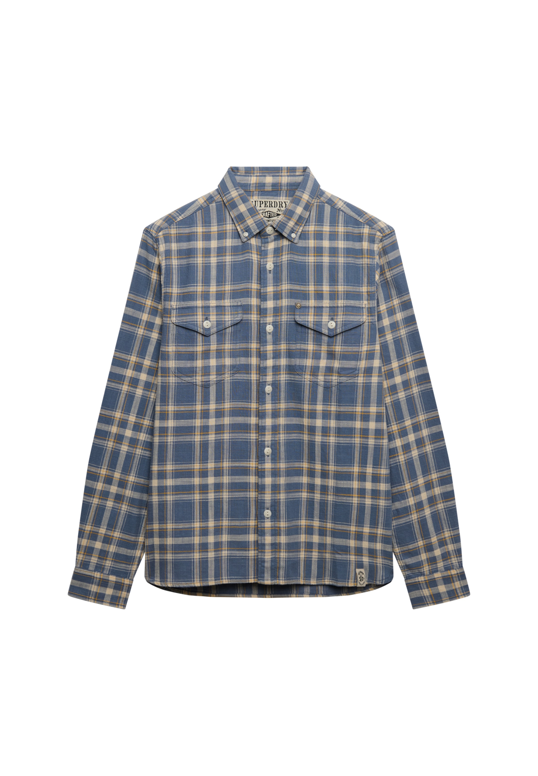 Superdry Langarmhemd »MERCHANT LITE CHECK SHIRT« mit Knopfleiste, aus Baumwolle, Regular Fit, kariertes Design