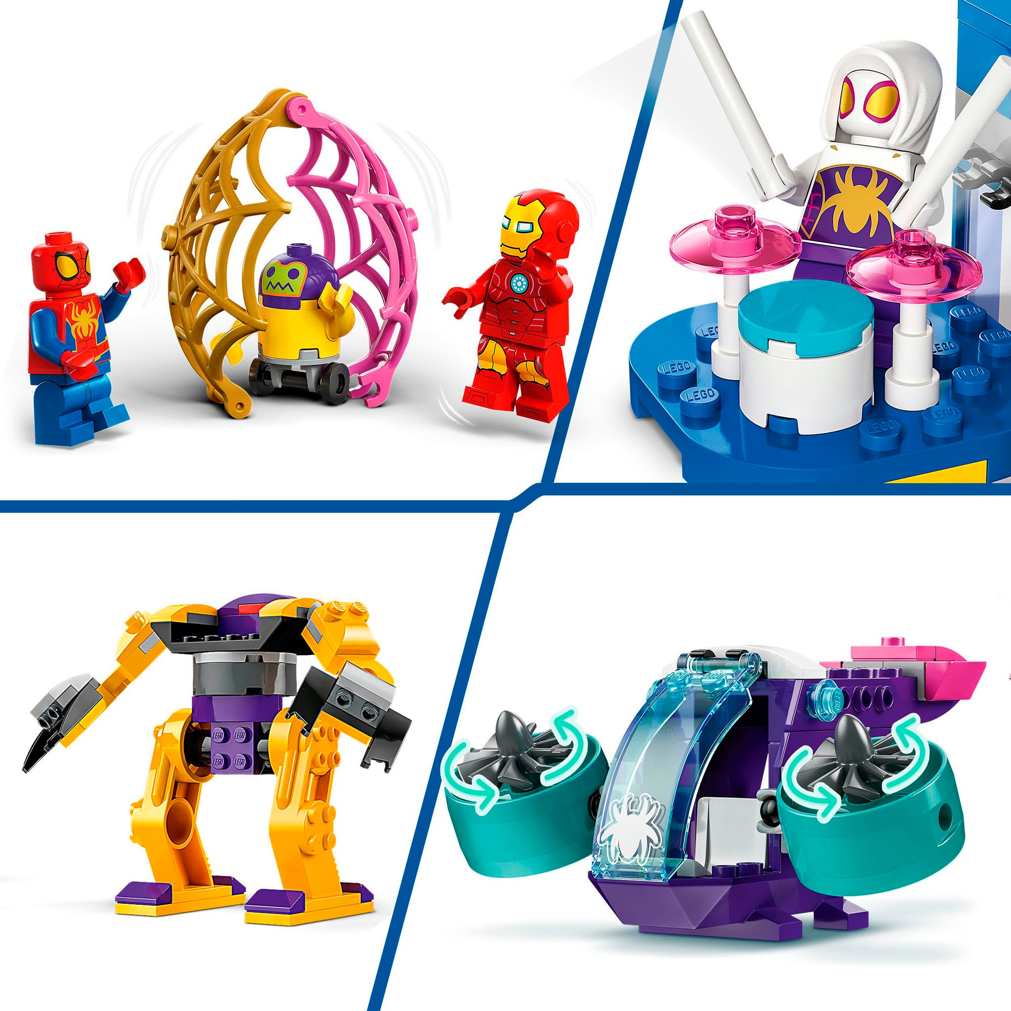 LEGO® Konstruktionsspielsteine »Das Hauptquartier von Spideys Team (10794), LEGO® Spidey«, (193 St.), Made in Europe