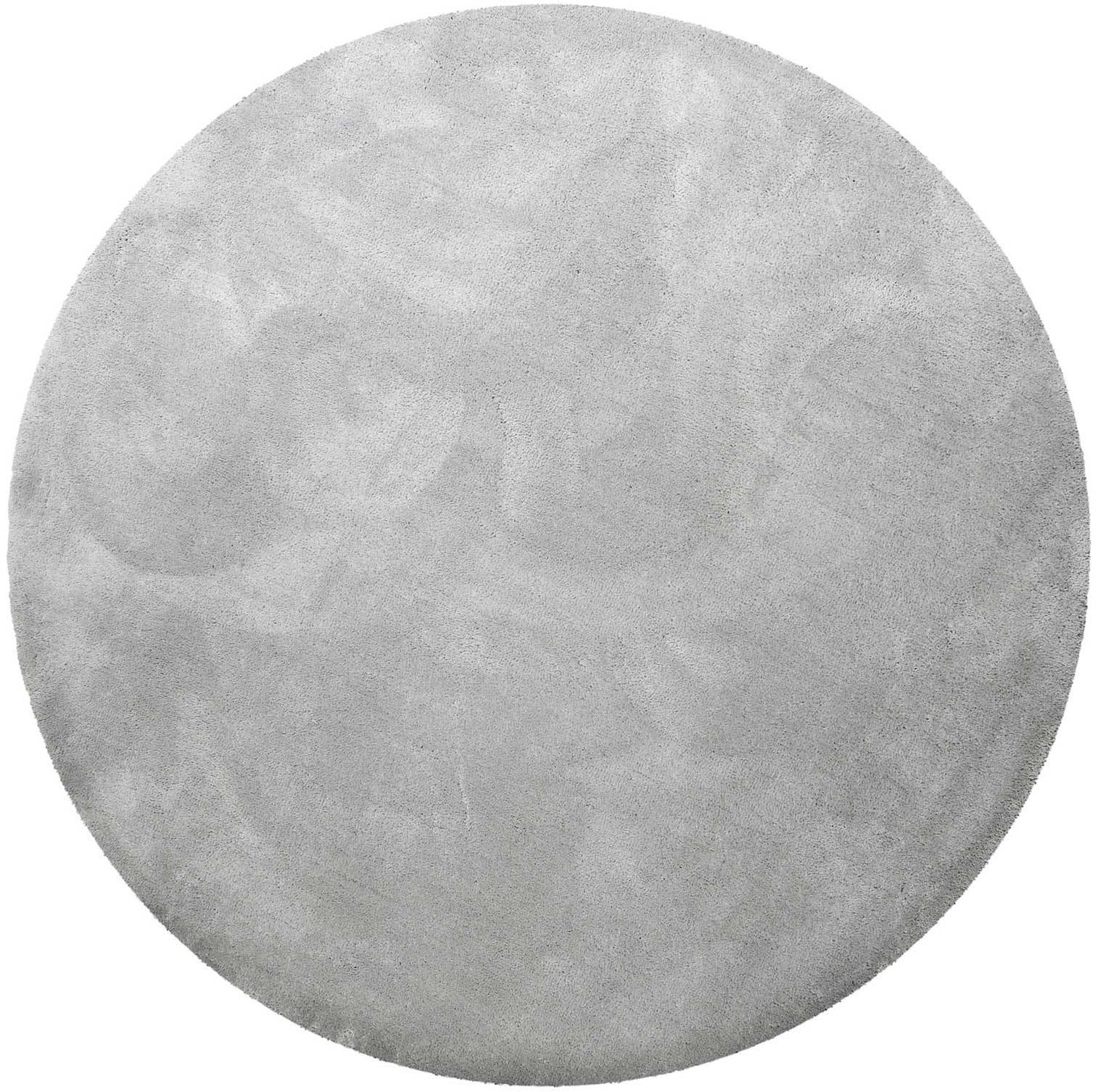 Homie Living Teppich »Pisa« rund 25 mm Höhe Hochflor, Microfaser, uni, weich, Shaggy, Wohnzimmer, Schlafzimmer