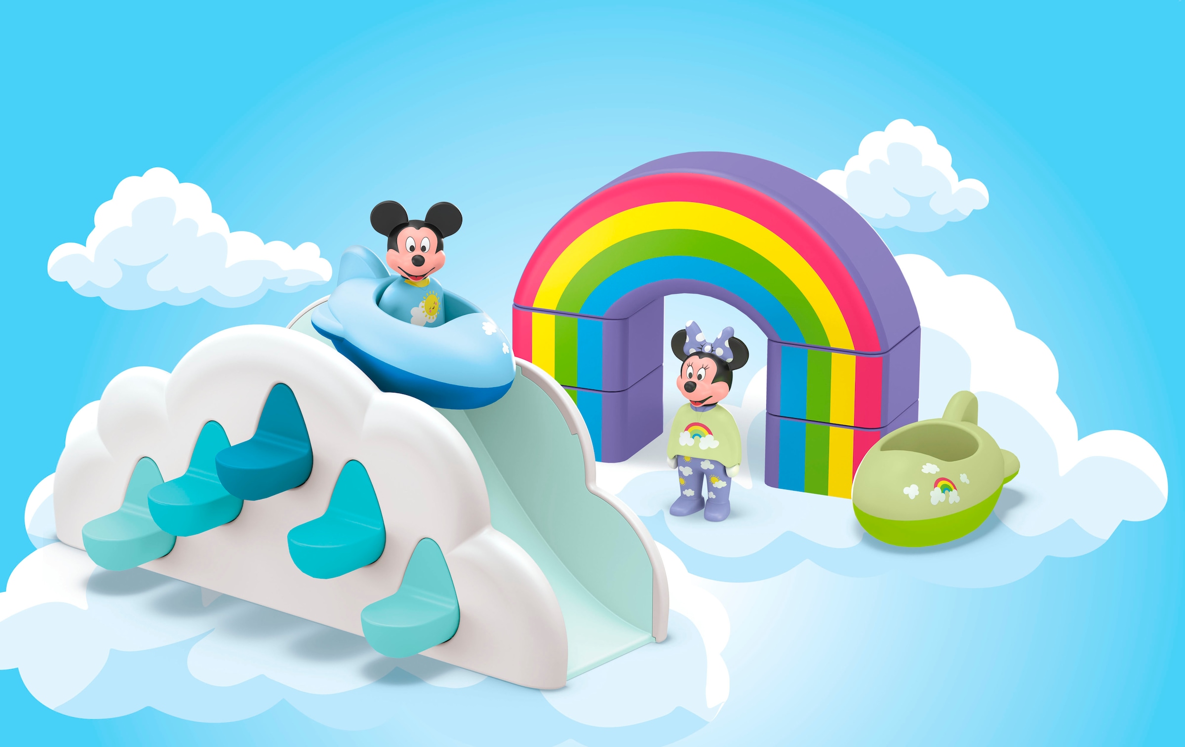 Playmobil® Konstruktions-Spielset »Mickys & Minnies Wolkenhaus (71696), JUNIOR & Disney«, (16 St.), Made in Europe