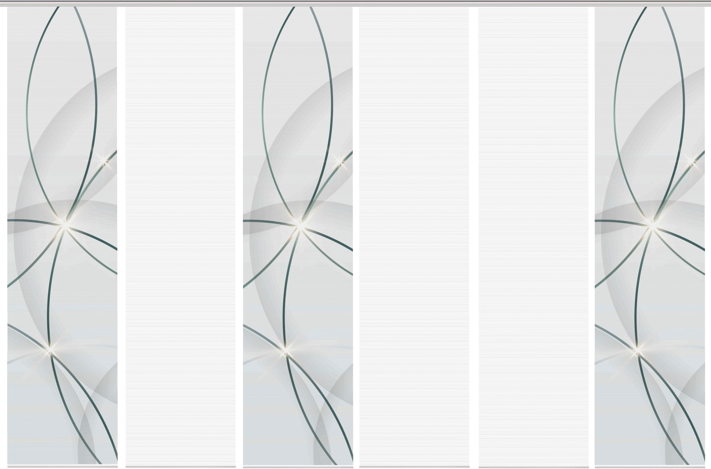 Vision S Schiebegardine »BLINKI« Paneelwagen 1 Stk. tlg. DIGITALDRUCK