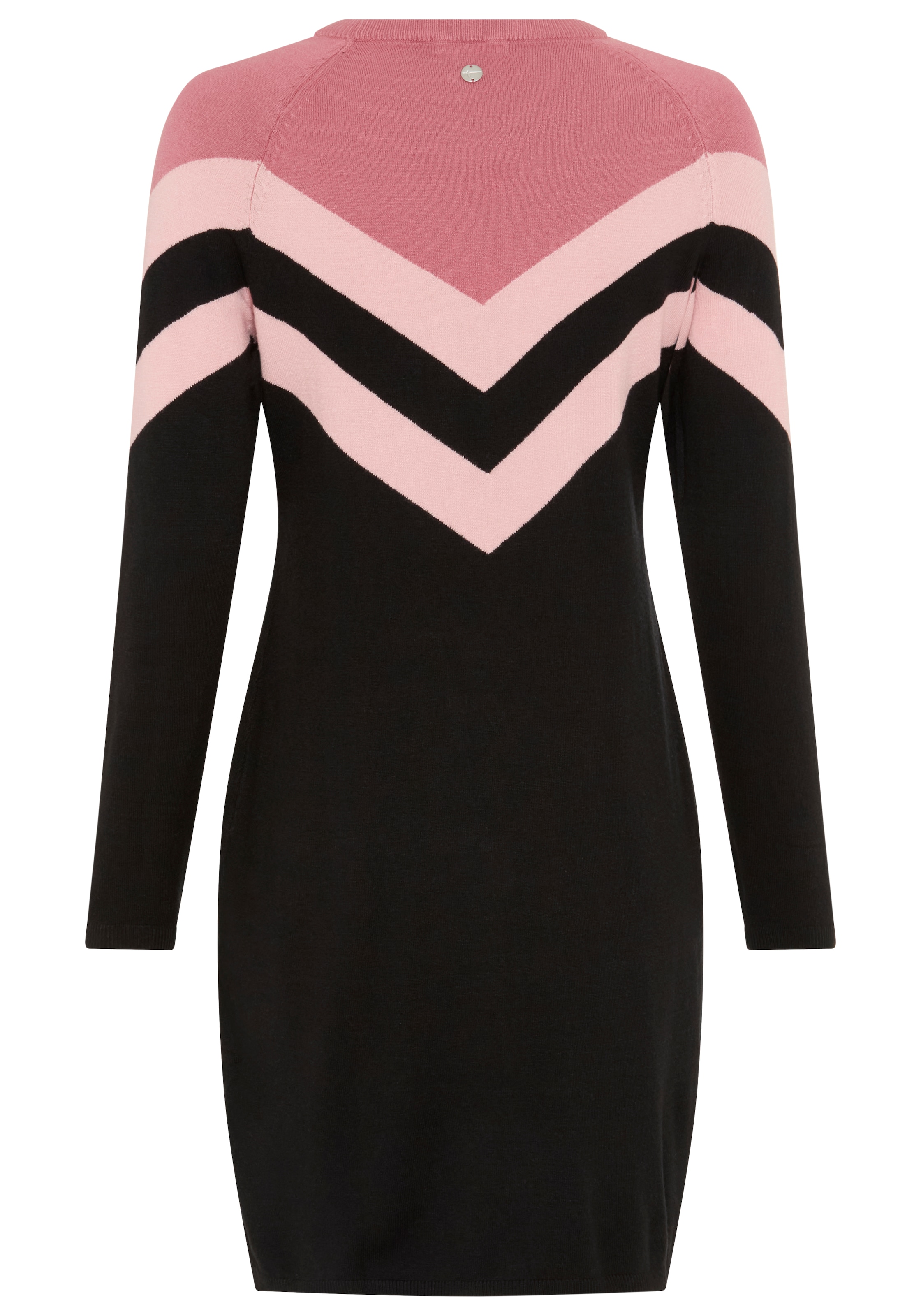 Tamaris Strickkleid lässiger Look mit Rundhalsausschnitt