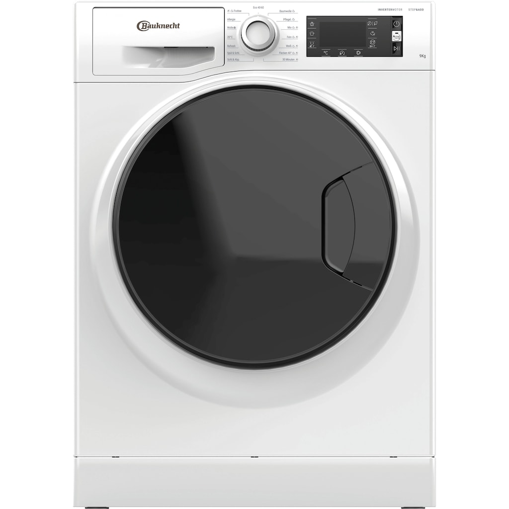 BAUKNECHT Waschmaschine »WM Sense 9A«, WM Sense 9A, 9 kg, 1400 U/min