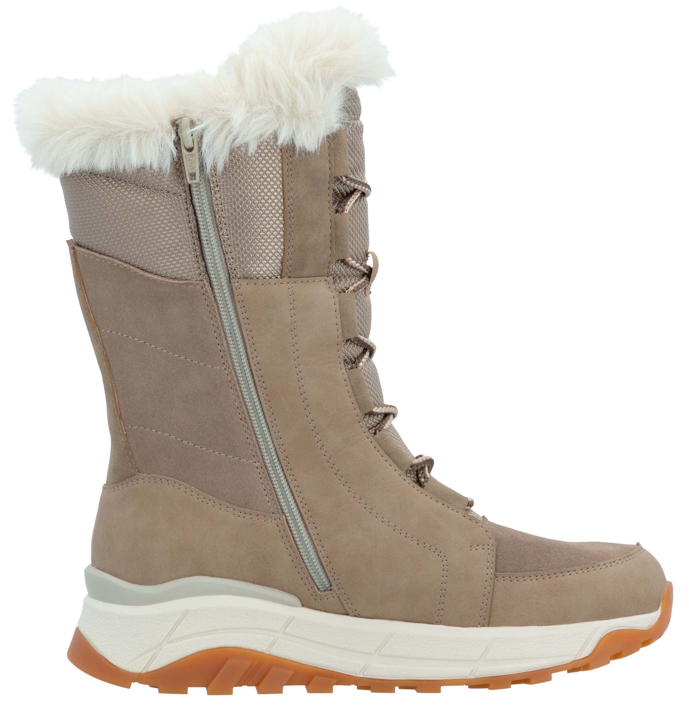 Rieker EVOLUTION Winterboots, Schneeboots, Winterboots mit Lammwollfutter, Fiber Grip Laufsohle