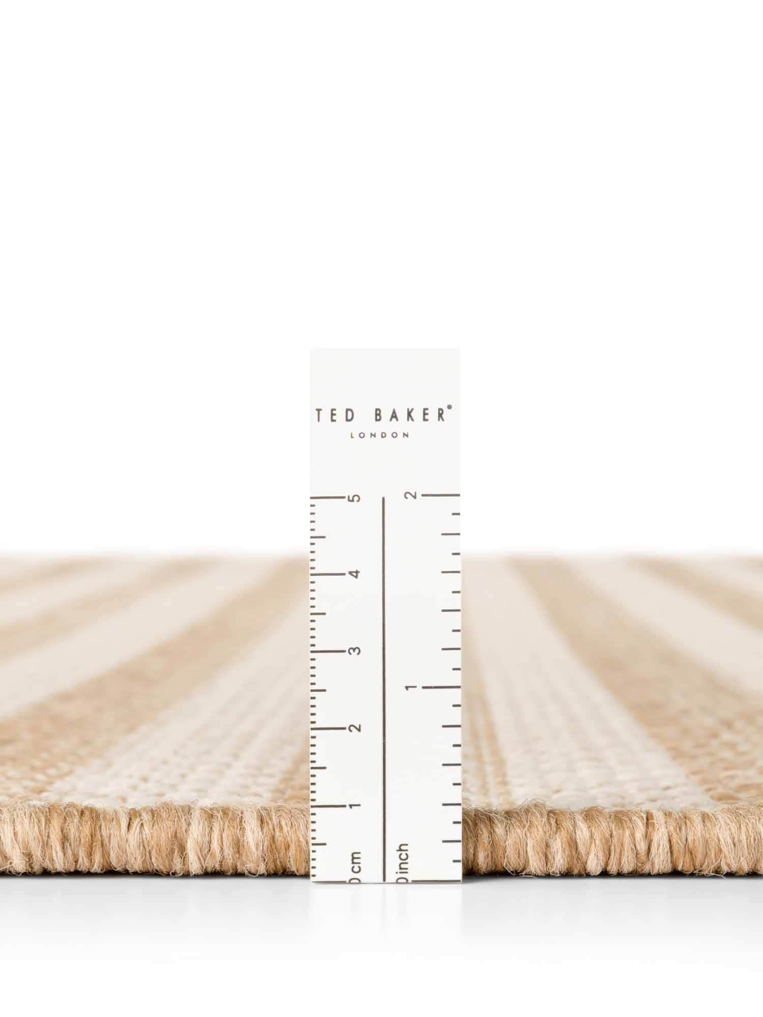 Ted Baker Teppich »Woodfield , Wendeteppich« oval 8 mm Höhe Designteppich, Wetterfest, Pflegeleicht, Modern, Wohnzimmer, Terrasse