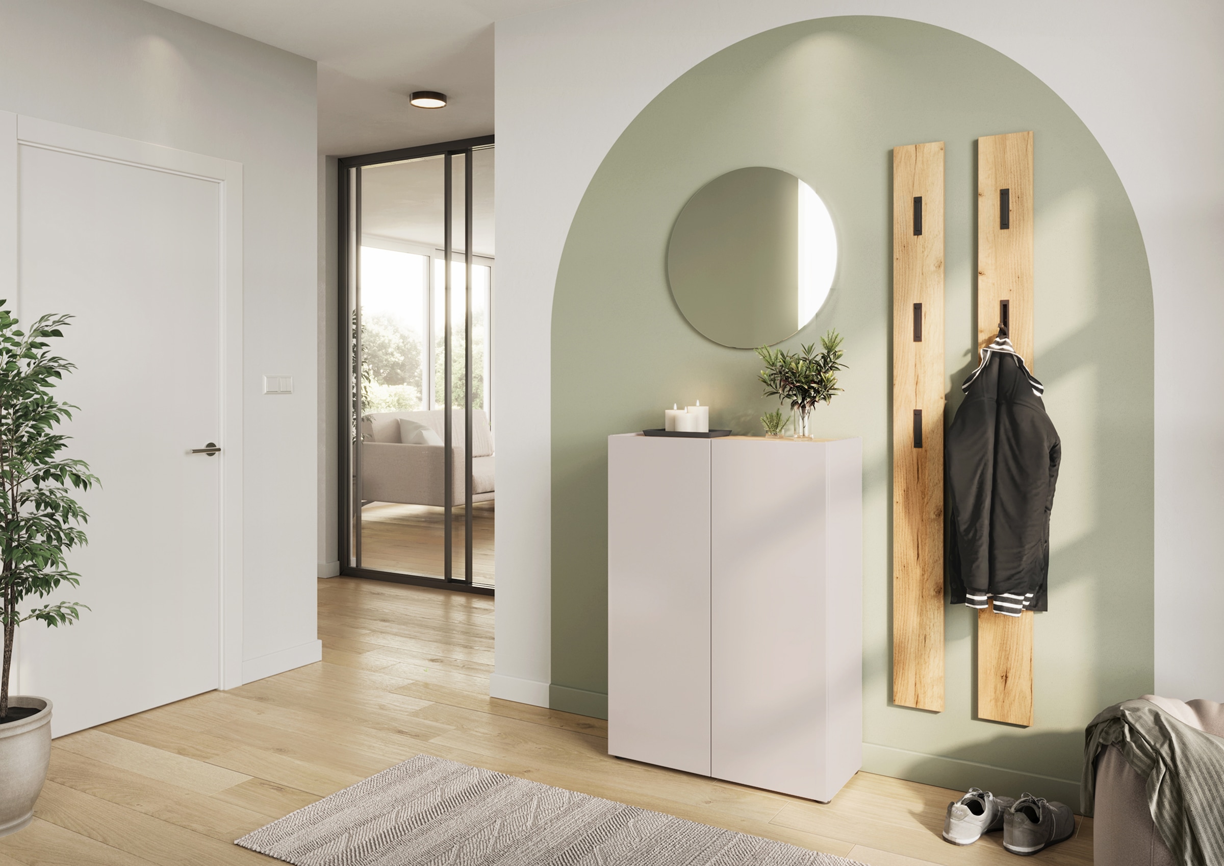 GERMANIA Schuhschrank »Alviano« 1 Stk. tlg. Platz für bis zu 12 Paar Schuhe