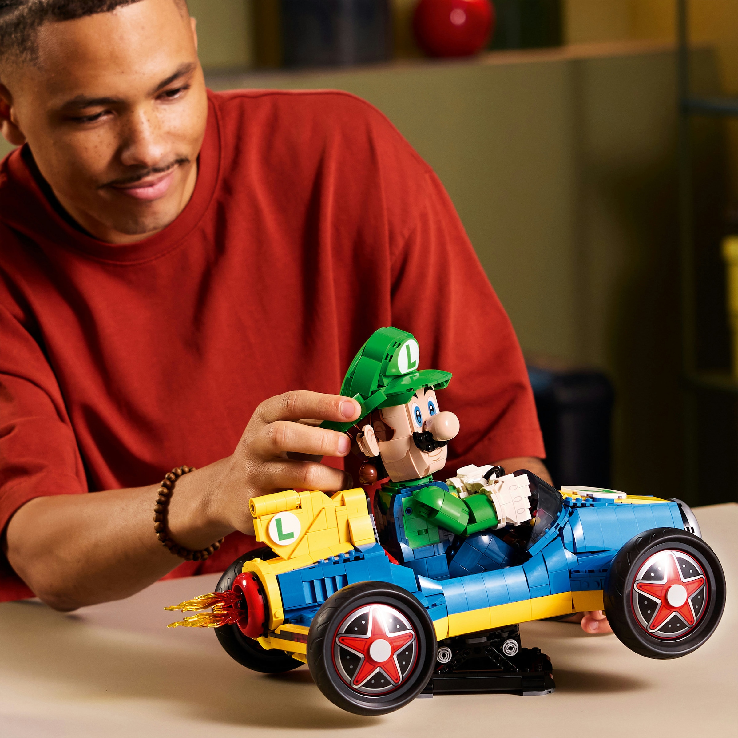 LEGO® Konstruktionsspielsteine »Mario Kart: Luigi & Turboflitzer (72050), LEGO Super Mario« Made in Europe