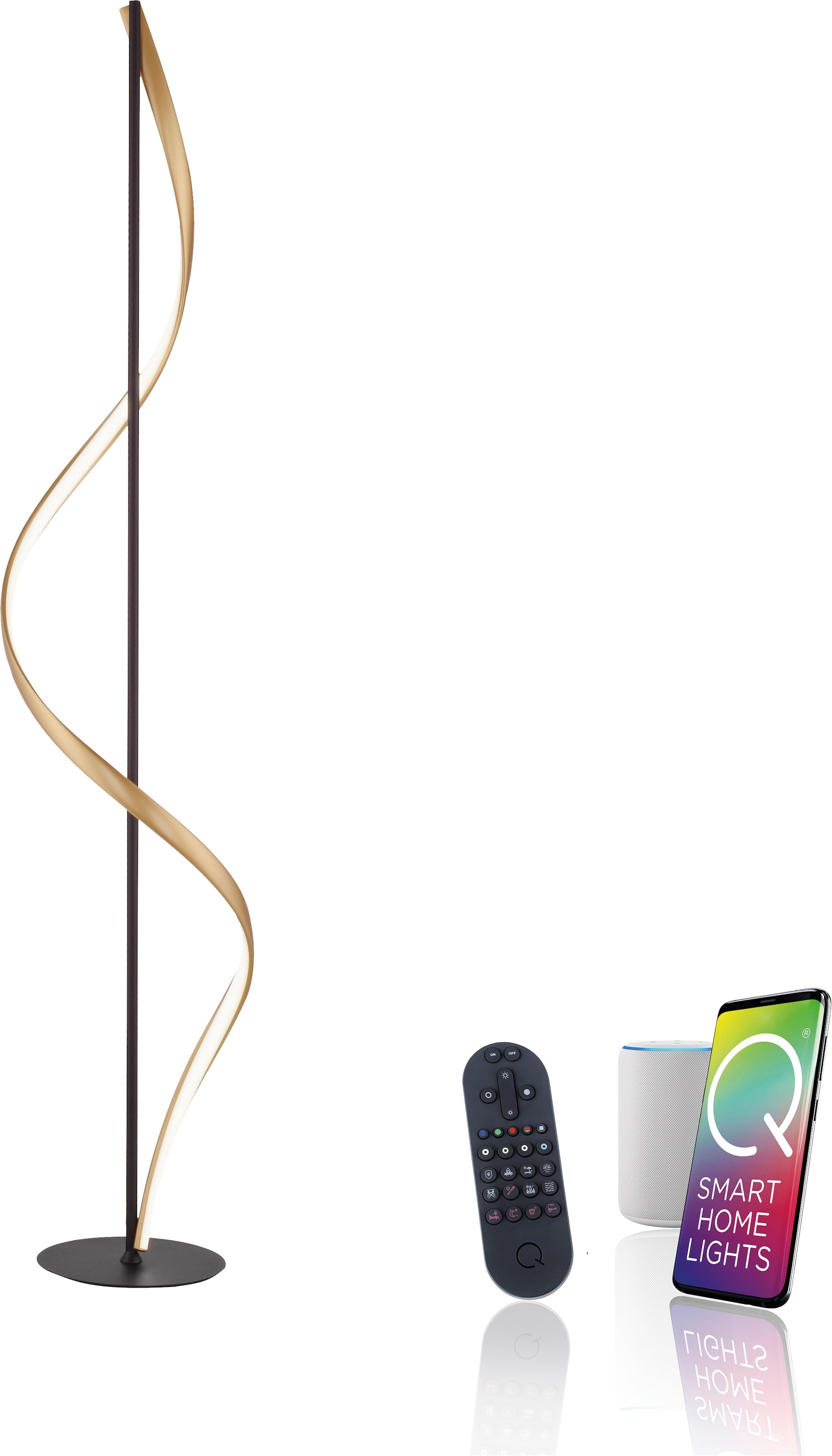 Neuhaus Q SMART HOME LIGHTS LED Stehlampe »Q-SWING« LED-Board 1 Stk. warmweiß - kaltweiß