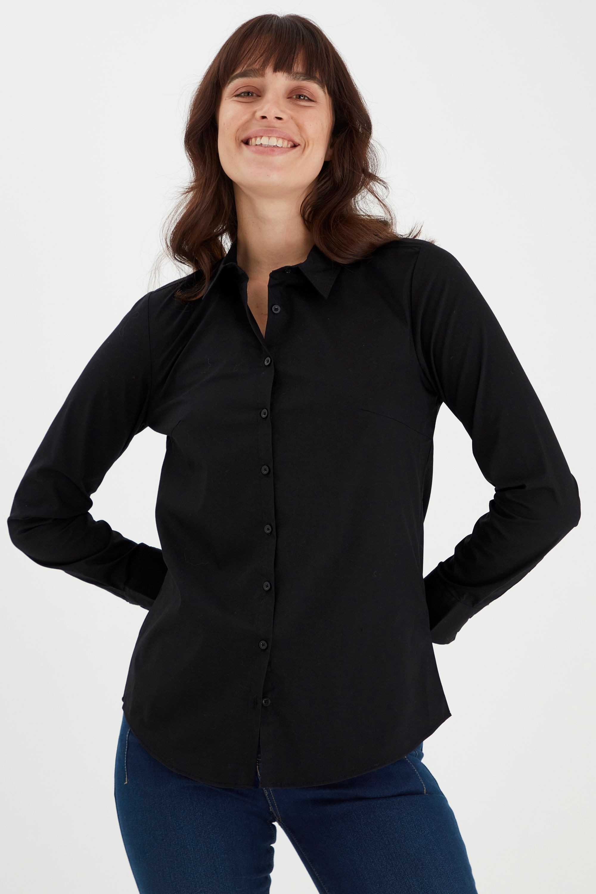 fransa Langarmbluse »Langarmbluse FRZashirt«