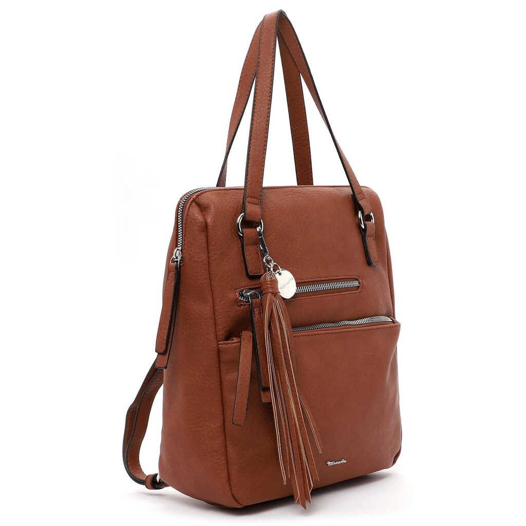Tamaris Cityrucksack »Adele«, mit Quaste, kann auch als Shopper getragen werden