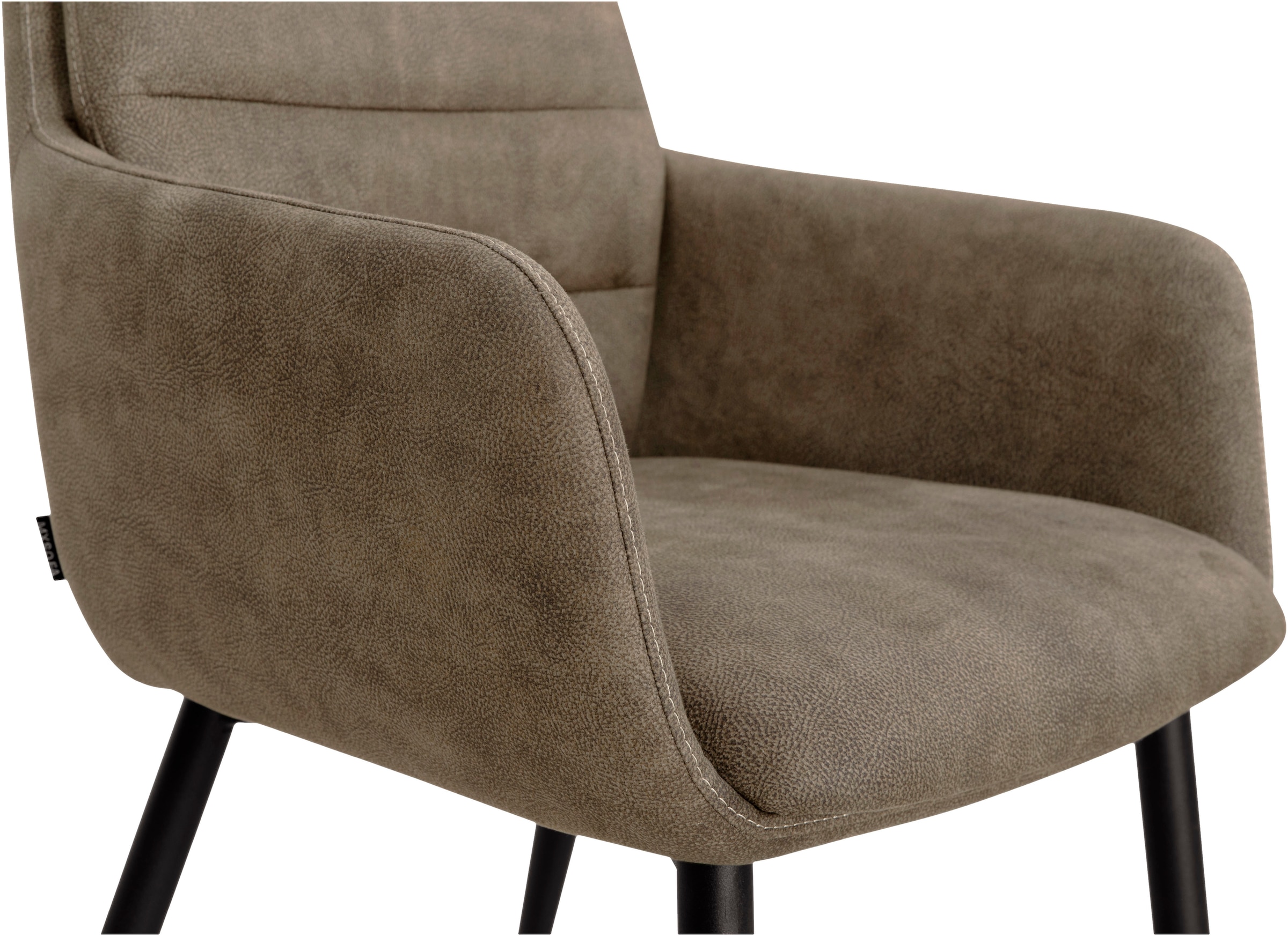 OMG Design Armlehnstuhl »Bailey« (Set) 1 Stk.Schalenstuhl, Esszimmerstuhl, pflegeleichter Bezug