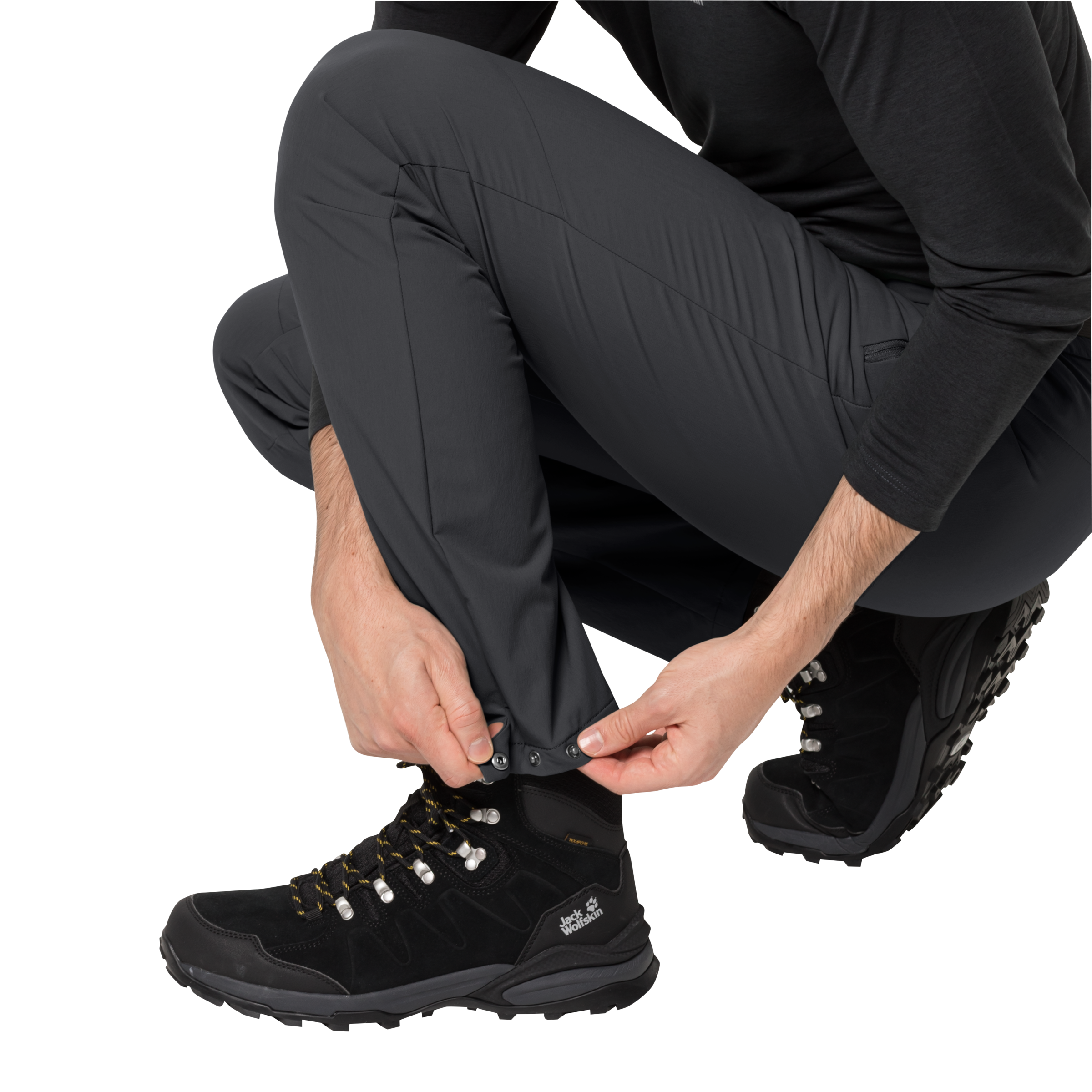 Jack Wolfskin Outdoorhose »HOLDSTEIG PANTS bei elastische hoch atmungsaktive, und Softshellhose M«, robuste
